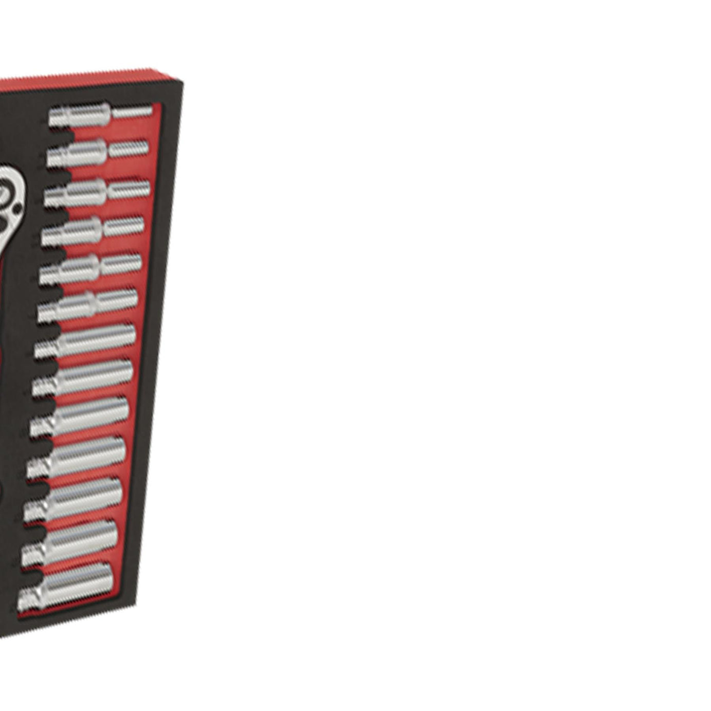 Sealey Ratchet Wrench & Socket Set 27pc 1/4"Sq Drive