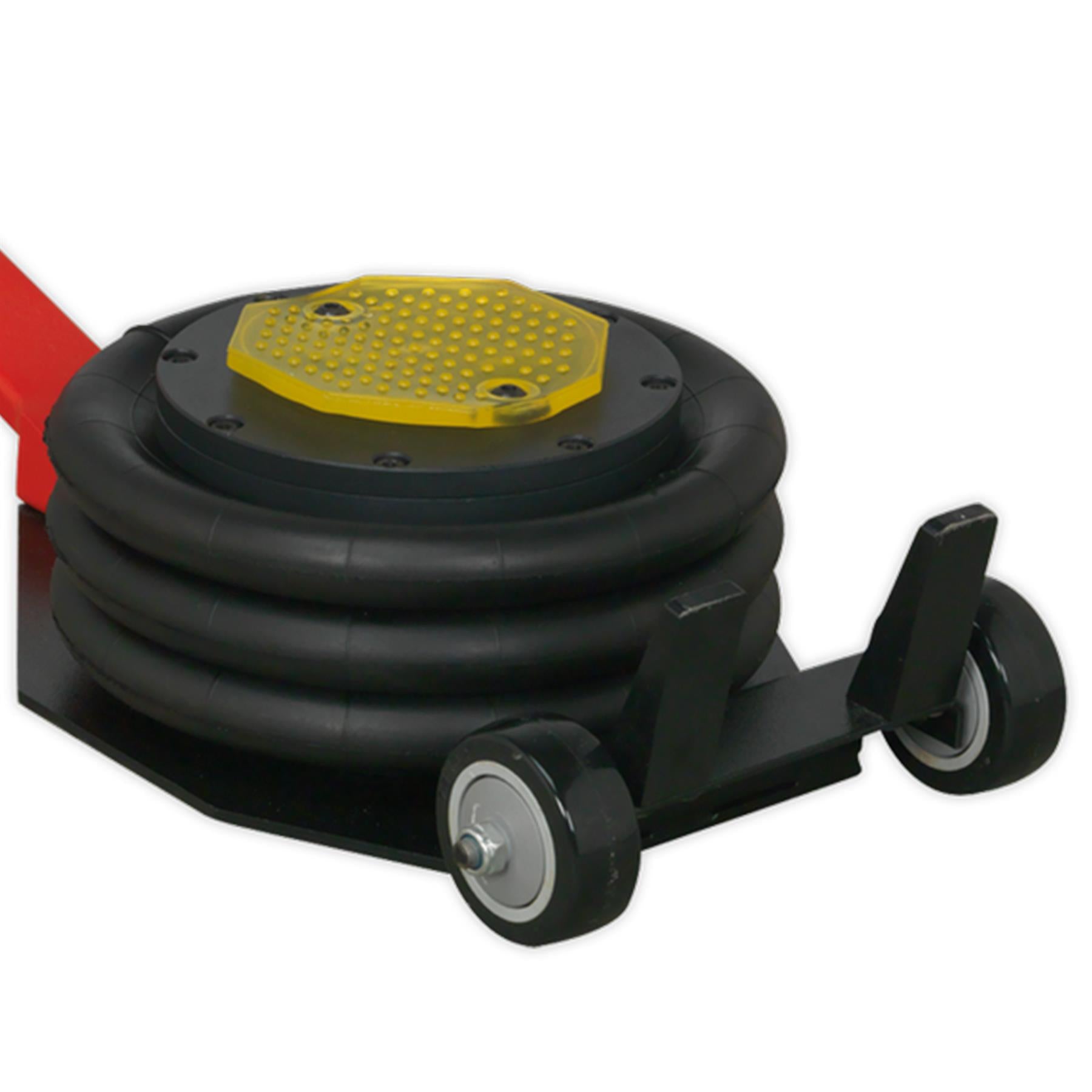 Sealey Premier Air Operated Fast Jack 3t 3-Stage - Long Handle