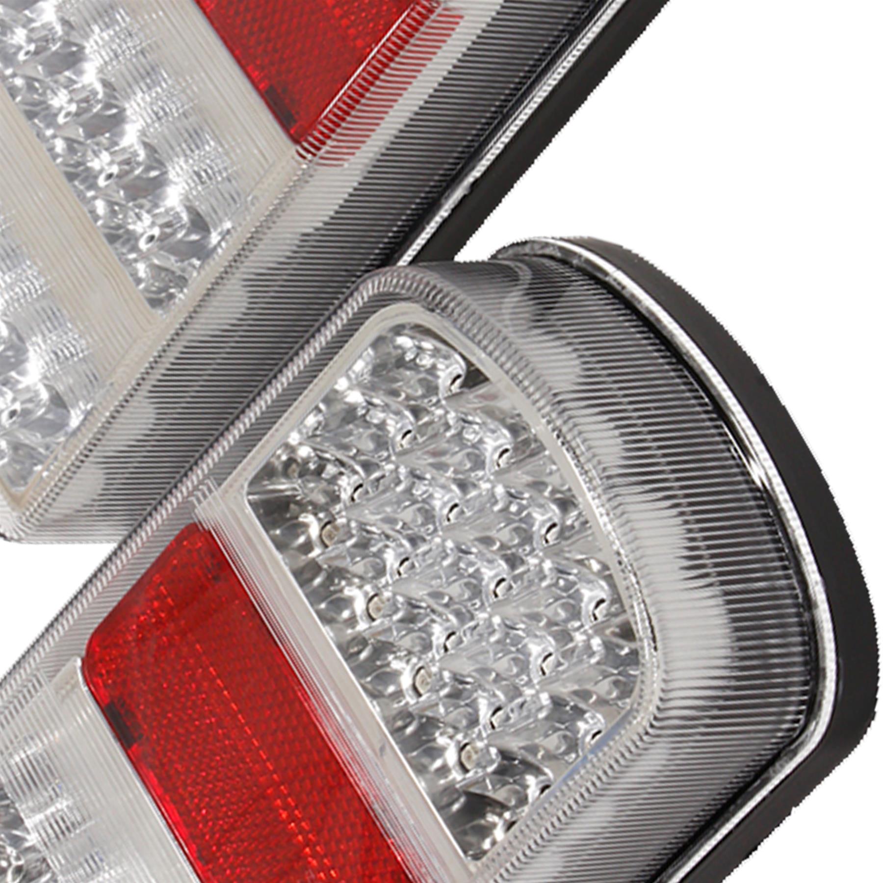 Sealey Rear Rectangle Lamp Cluster (Pair) LED 12V