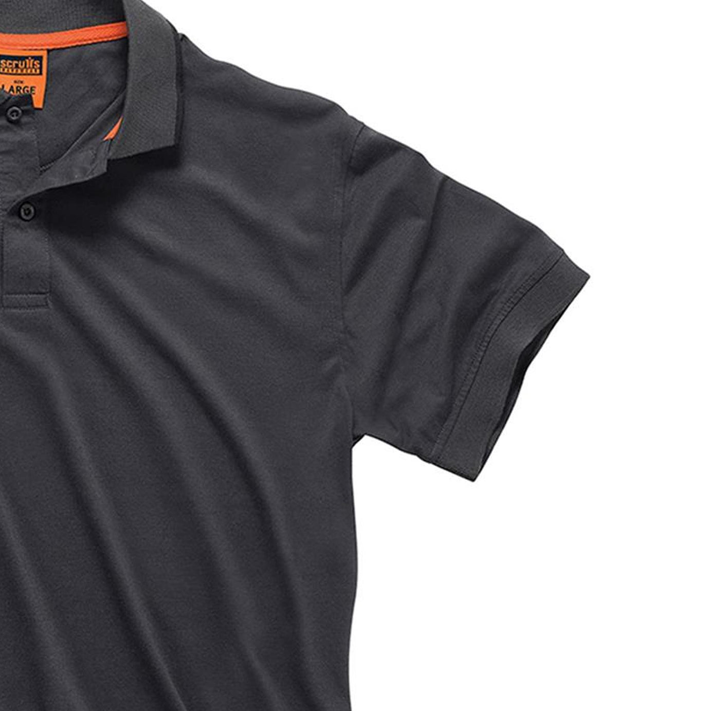Scruffs Graphite Grey Polo Shirt Short Sleeve Workwear Mens T Shirt Size XL