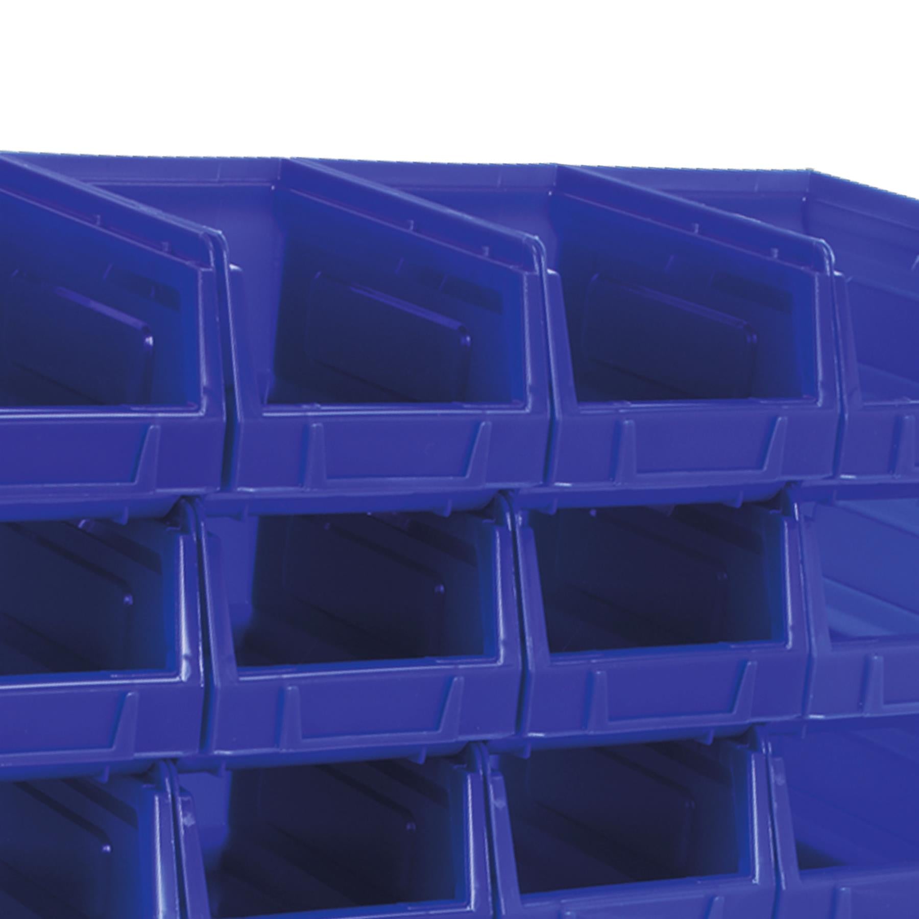 Sealey Plastic Storage Bin 105 x 165 x 85mm - Blue Pack of 24