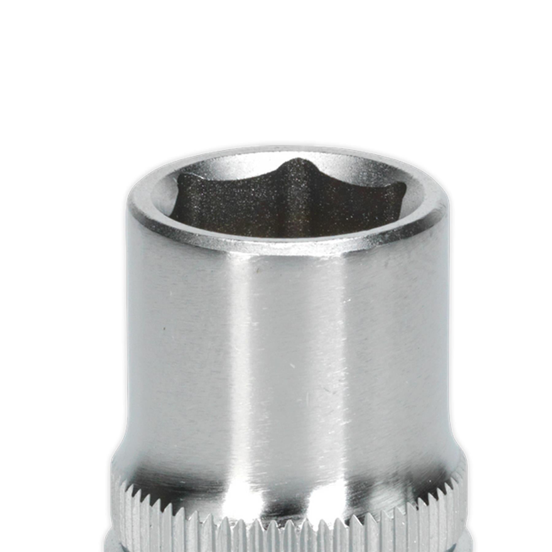Sealey  WallDrive® Socket 13mm 1/2"Sq Drive Chrome Vanadium Steel