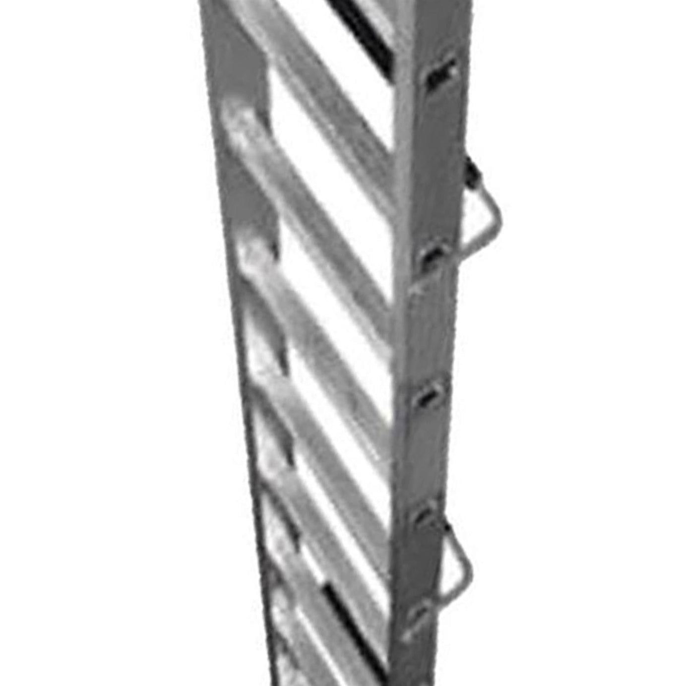 Dapetz PRo 14 Rung Roof Ladder 4.6m, With Steel Ridge Hooks, Single Section