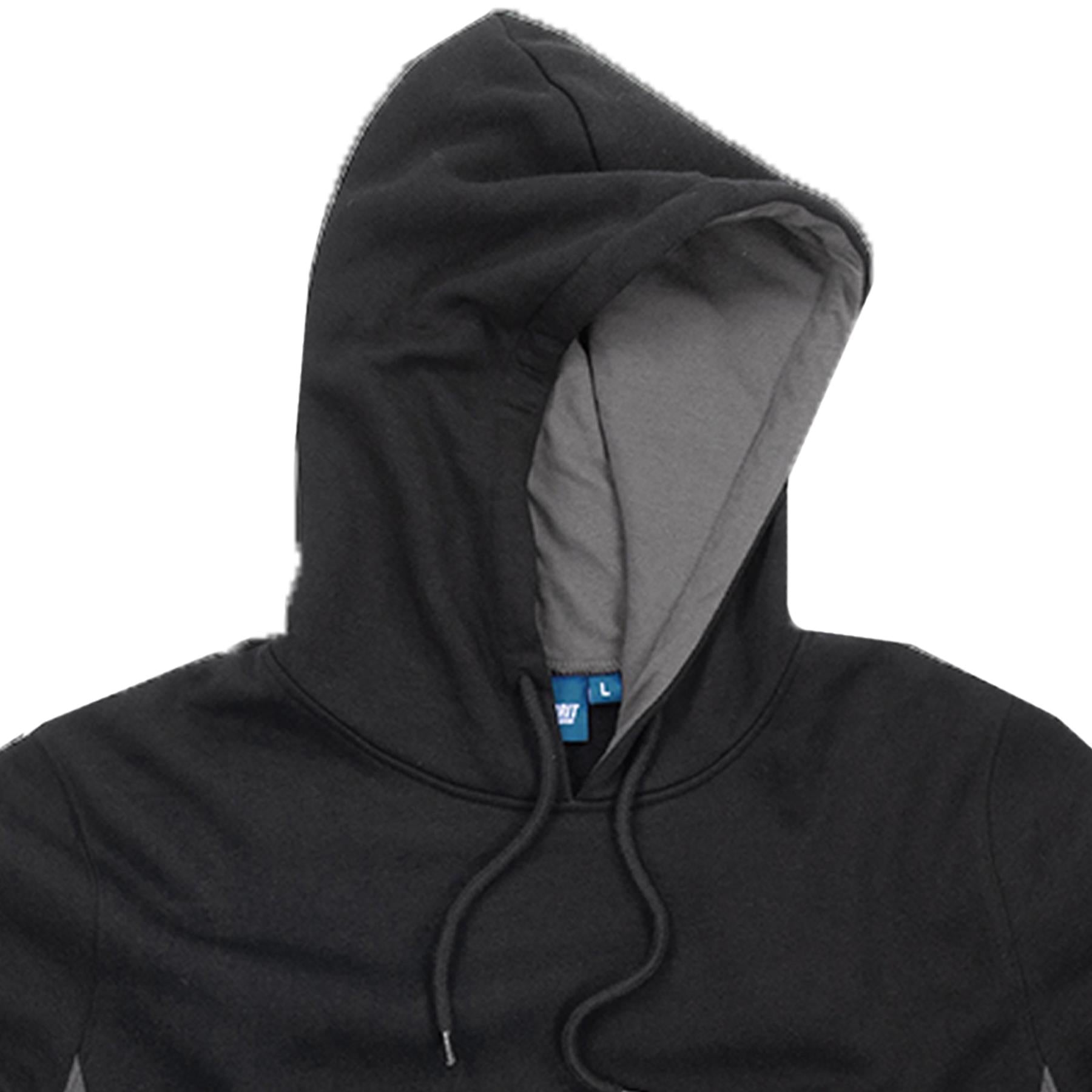 Tough Grit 2-Tone Trade Tech Windproof Hoodie Black/Charcoal XXXL