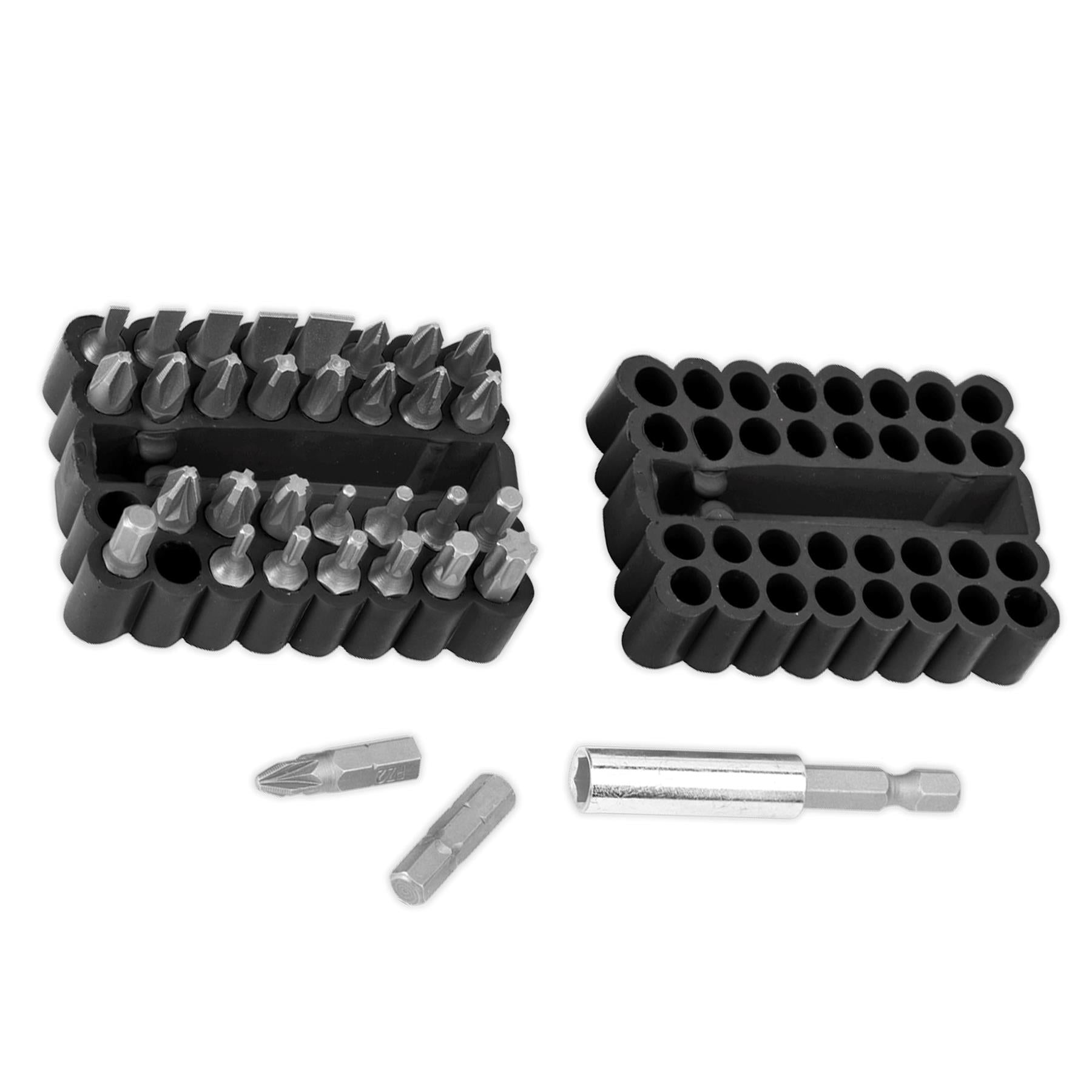 Sealey Bit & Magnetic Adaptor Set 33pc