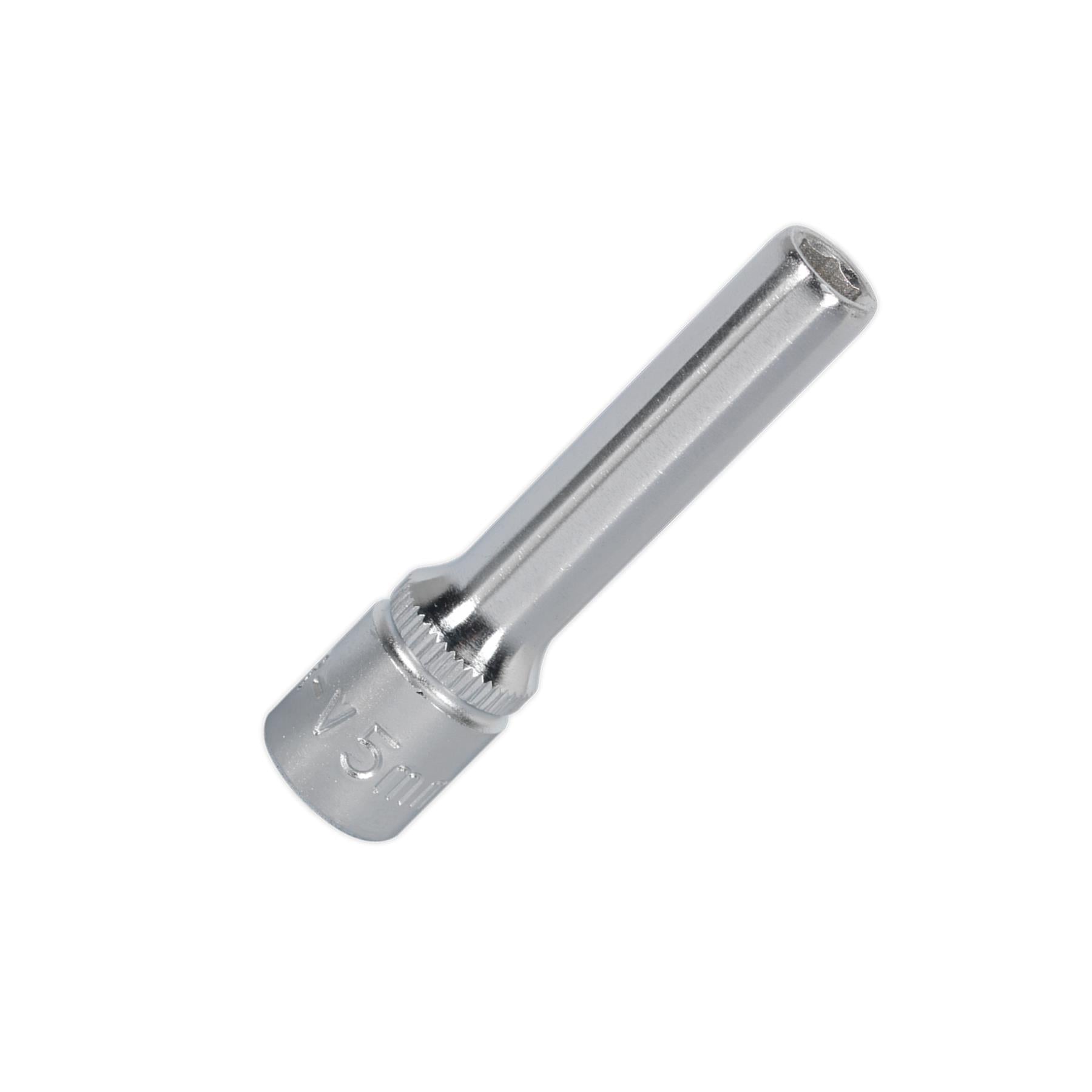 Sealey WallDrive Socket 5mm Deep 1/4"Sq Drive