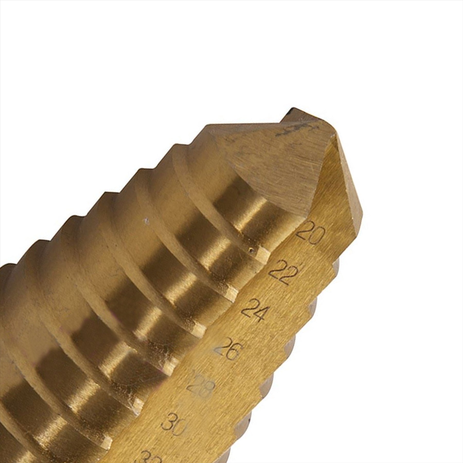 Titanium-Plated Hss Step Drill Bit 20mm - 36mm DIY Tools Produces Accurate Holes