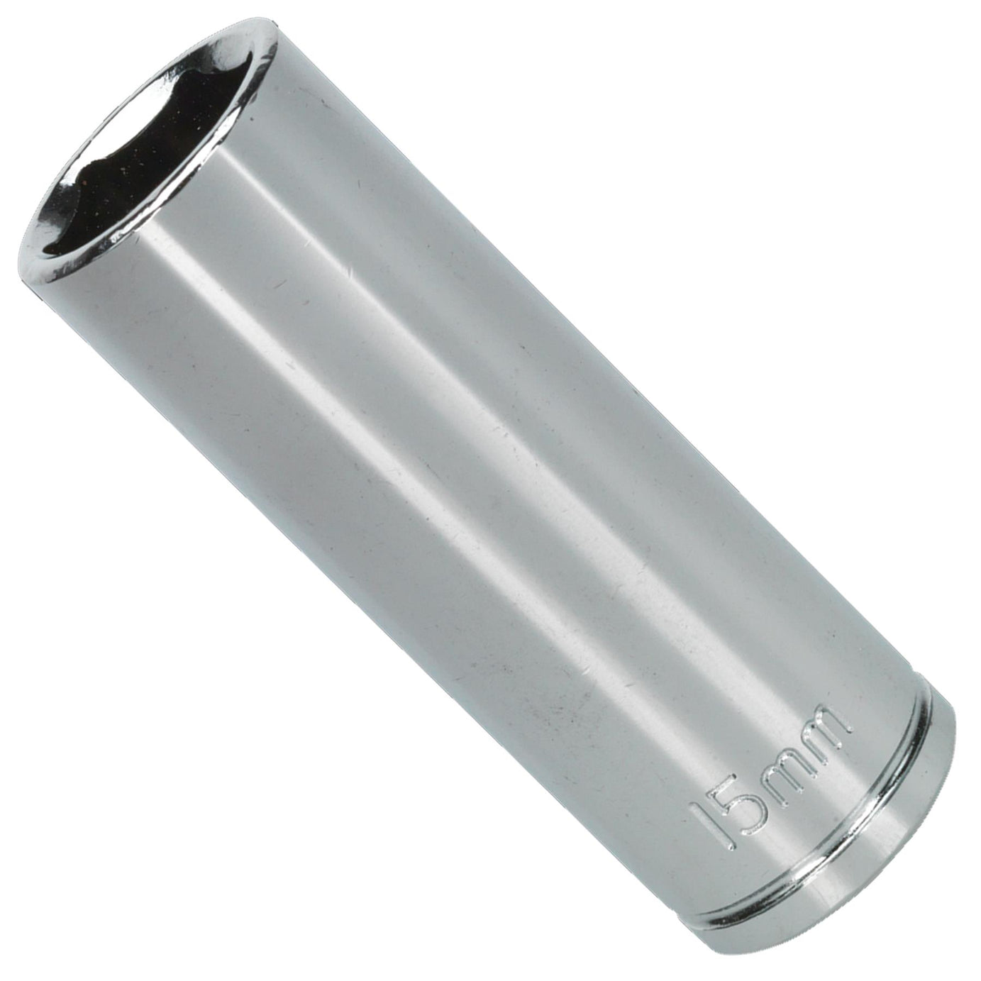 Sealey WallDrive Socket 15mm Deep 3/8"Sq Drive Chrome plated
