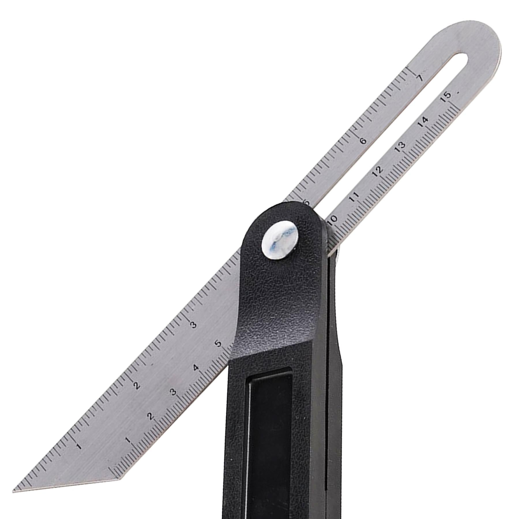 ADJUSTABLE BEVEL LEVEL SLIDING CARPENTERS GAUGE ANGLE FINDER WOOD MARKING TOOL