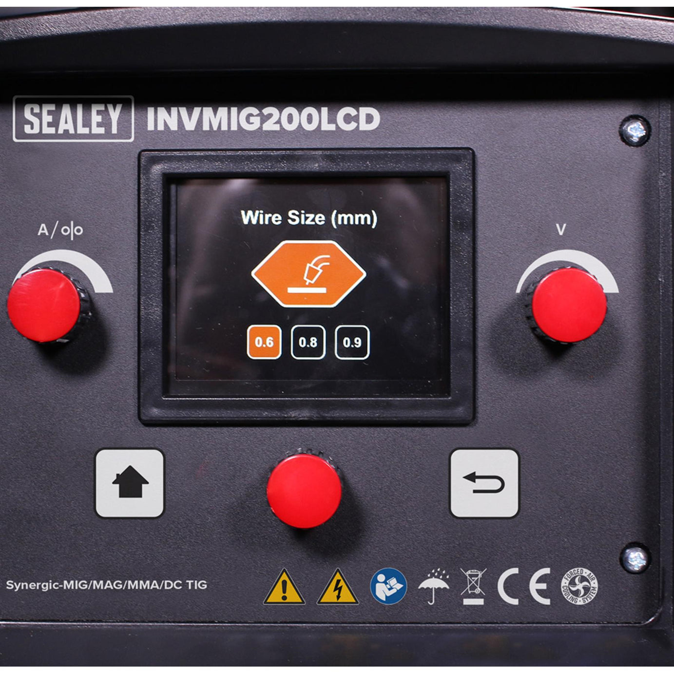 Sealey Inverter Welder MIG, TIG & MMA 200A with LCD Screen