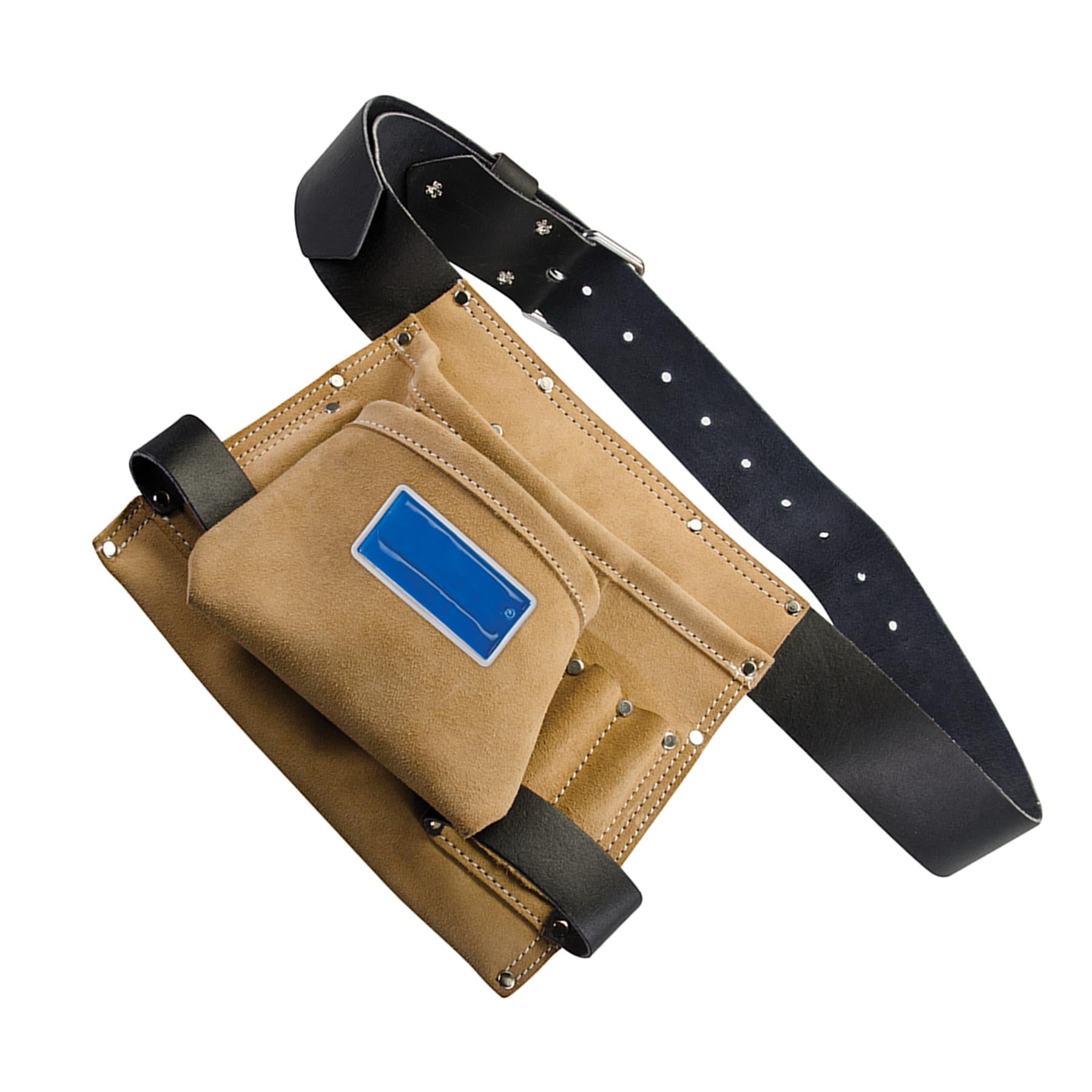 Leather Nail & Tool Bag 8 Pocket - 260 X 230mm