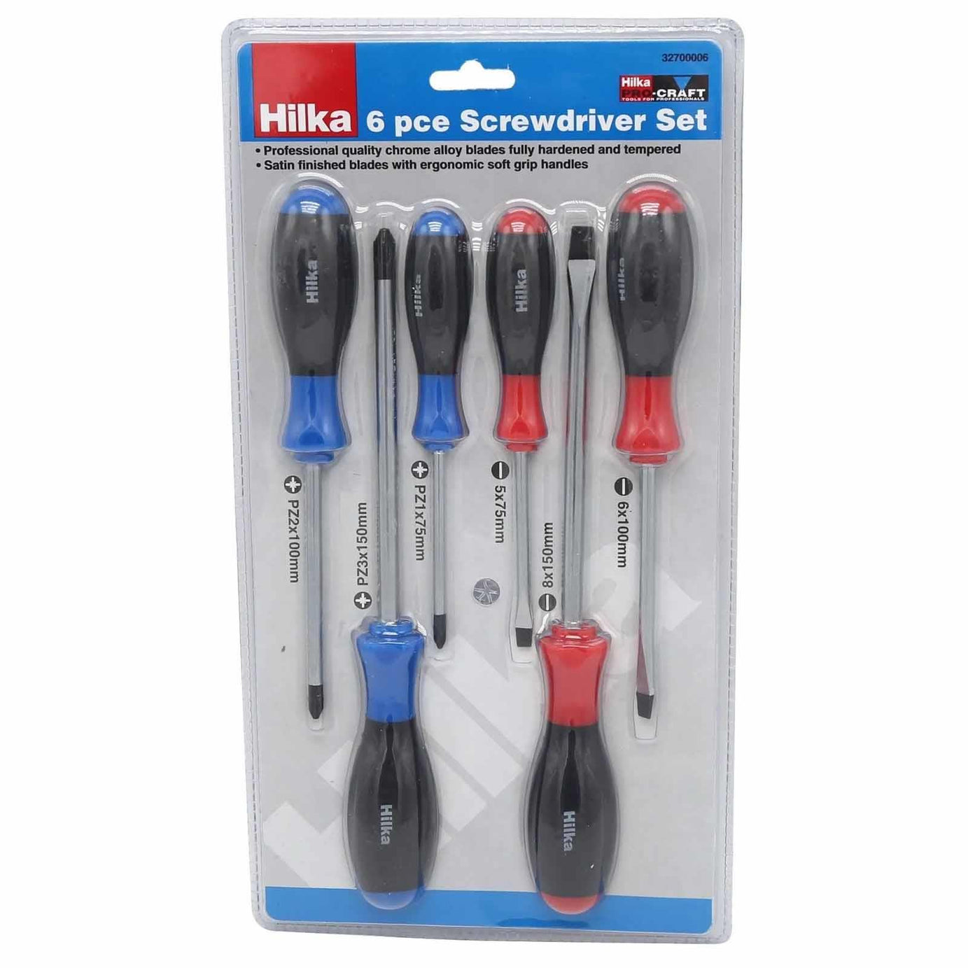 Hilka Screwdriver Set 6Pce