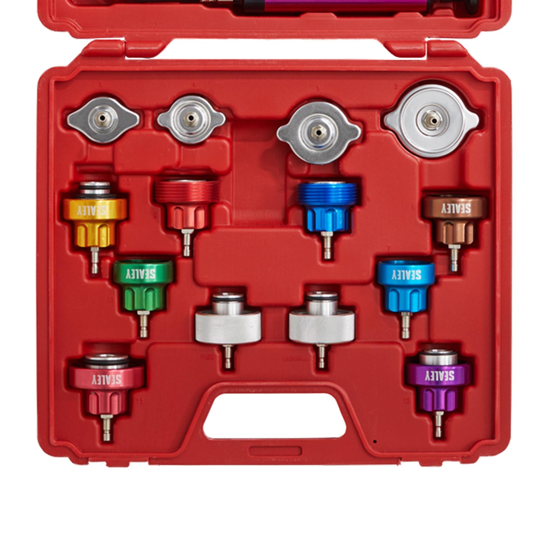Sealey Cooling System Pressure Test Kit 16pc