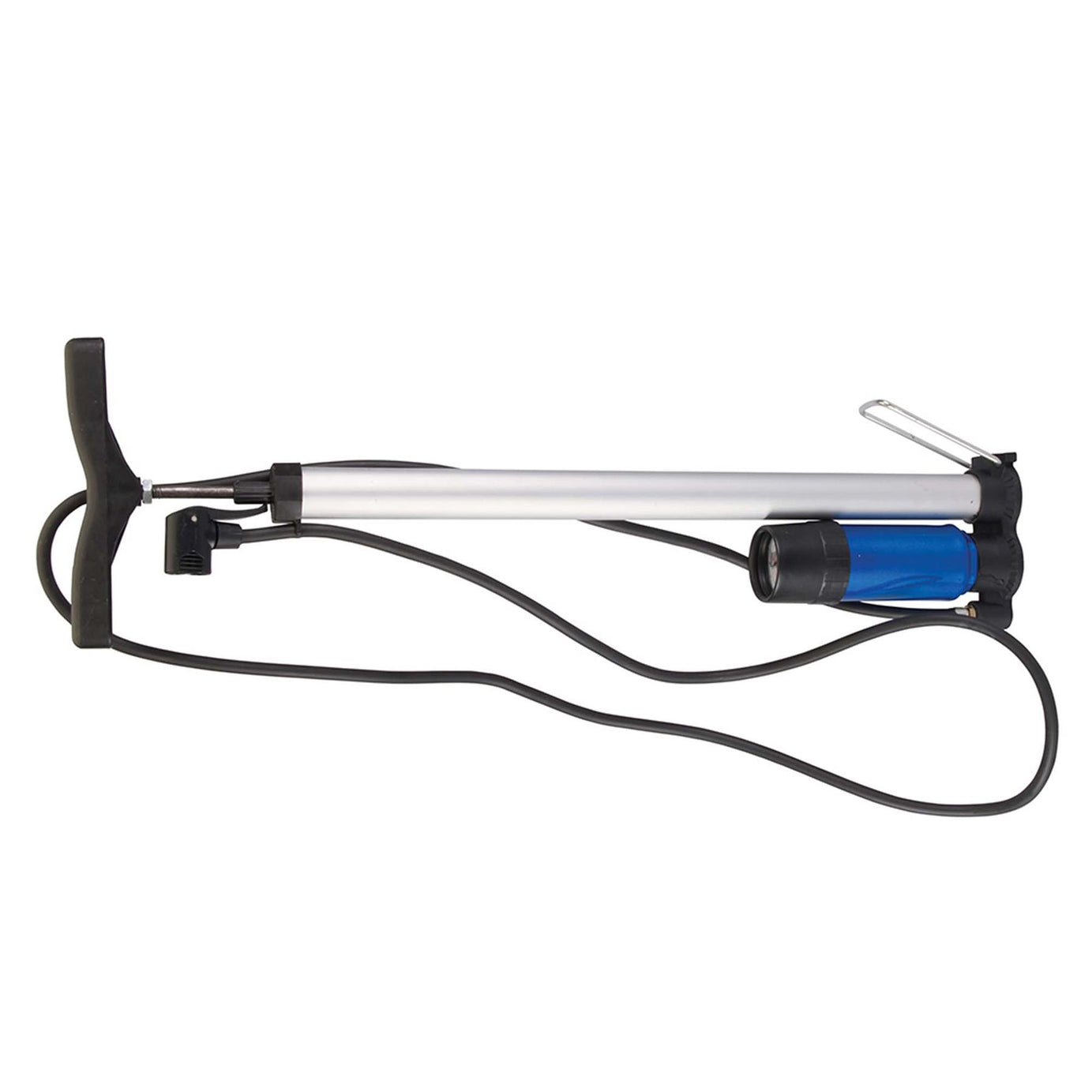 BICYCLE TRACK TYRE PUMP PRESTA SCHRADER WITH PRESSURE GAUGE