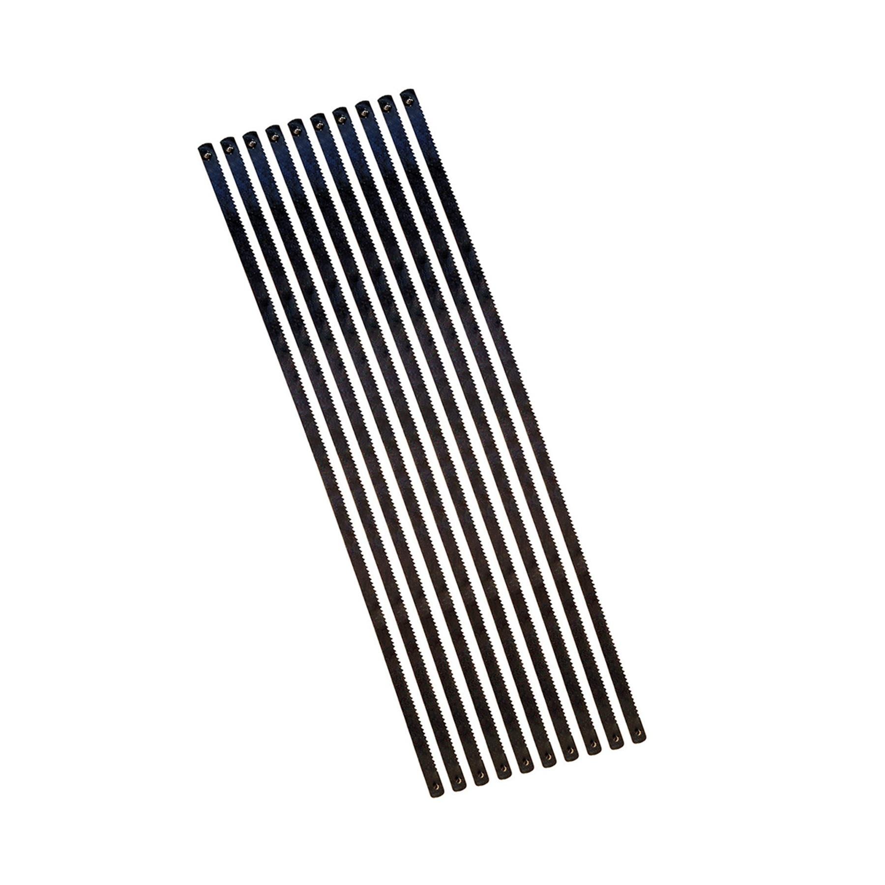 10Pk Coping Saw Blades 170mm 14Tpi Thin Precision Ground Teeth Pinned Ends