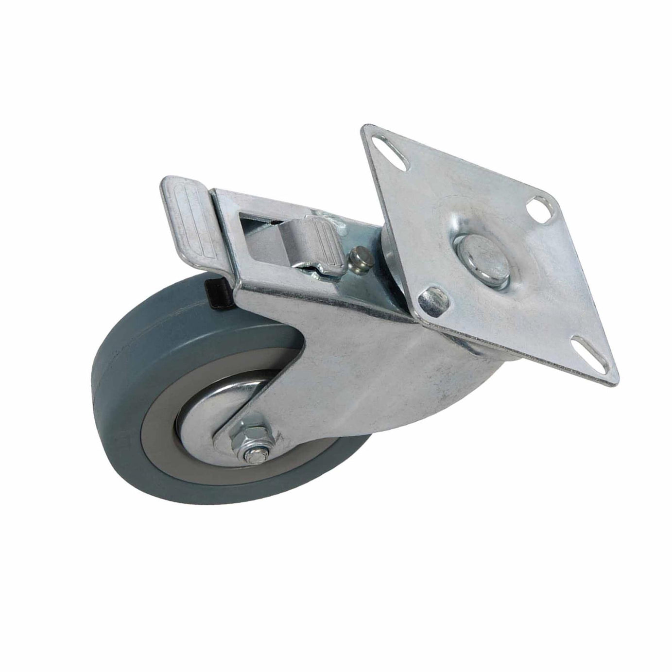 8 x Heavy Duty 50mm Rubber Swivel Castor Wheels Trolley Furniture Caster