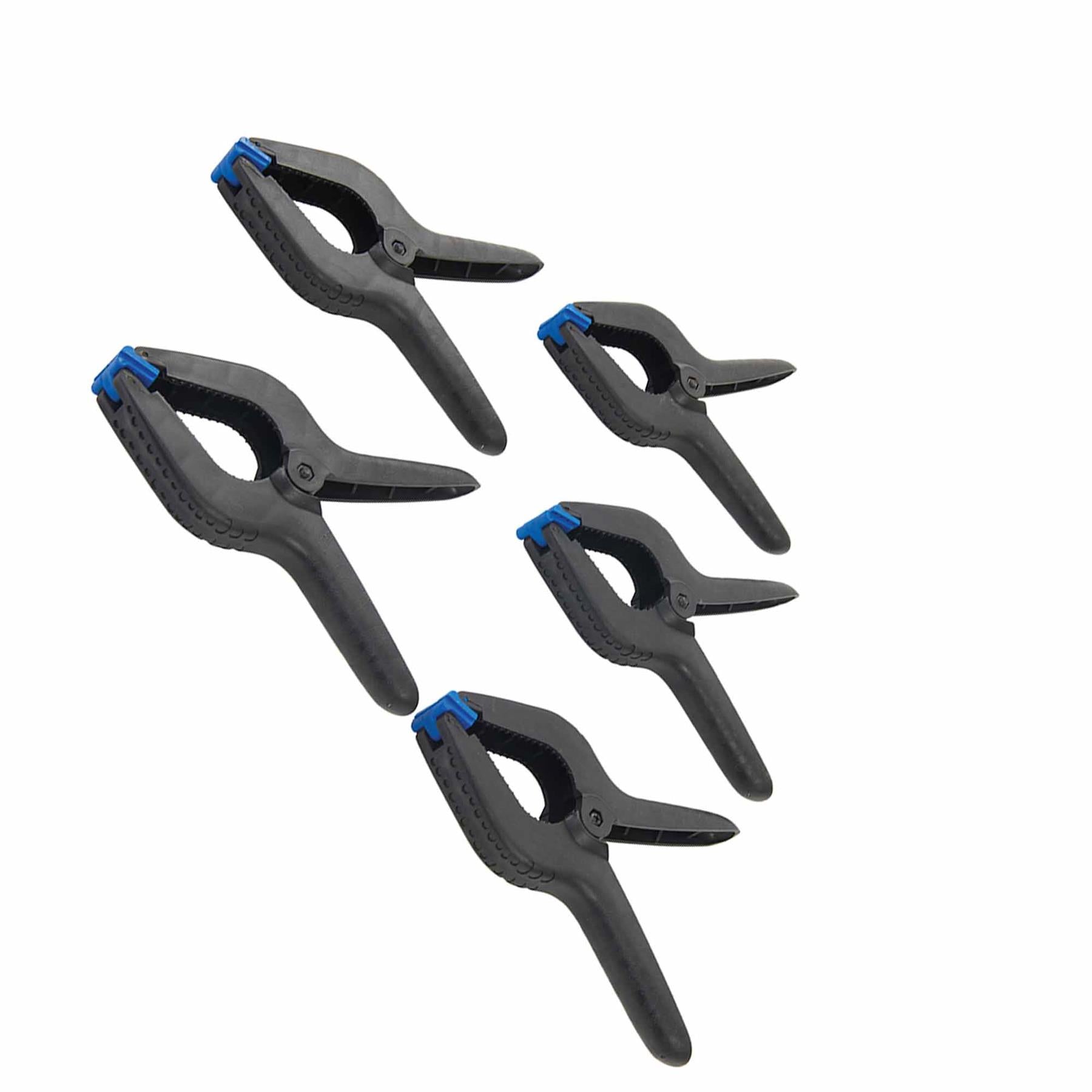 5Pk Spring Clamps 210mm Jaw Strong Woodwork Carpentry Market Stall Tent Marquee