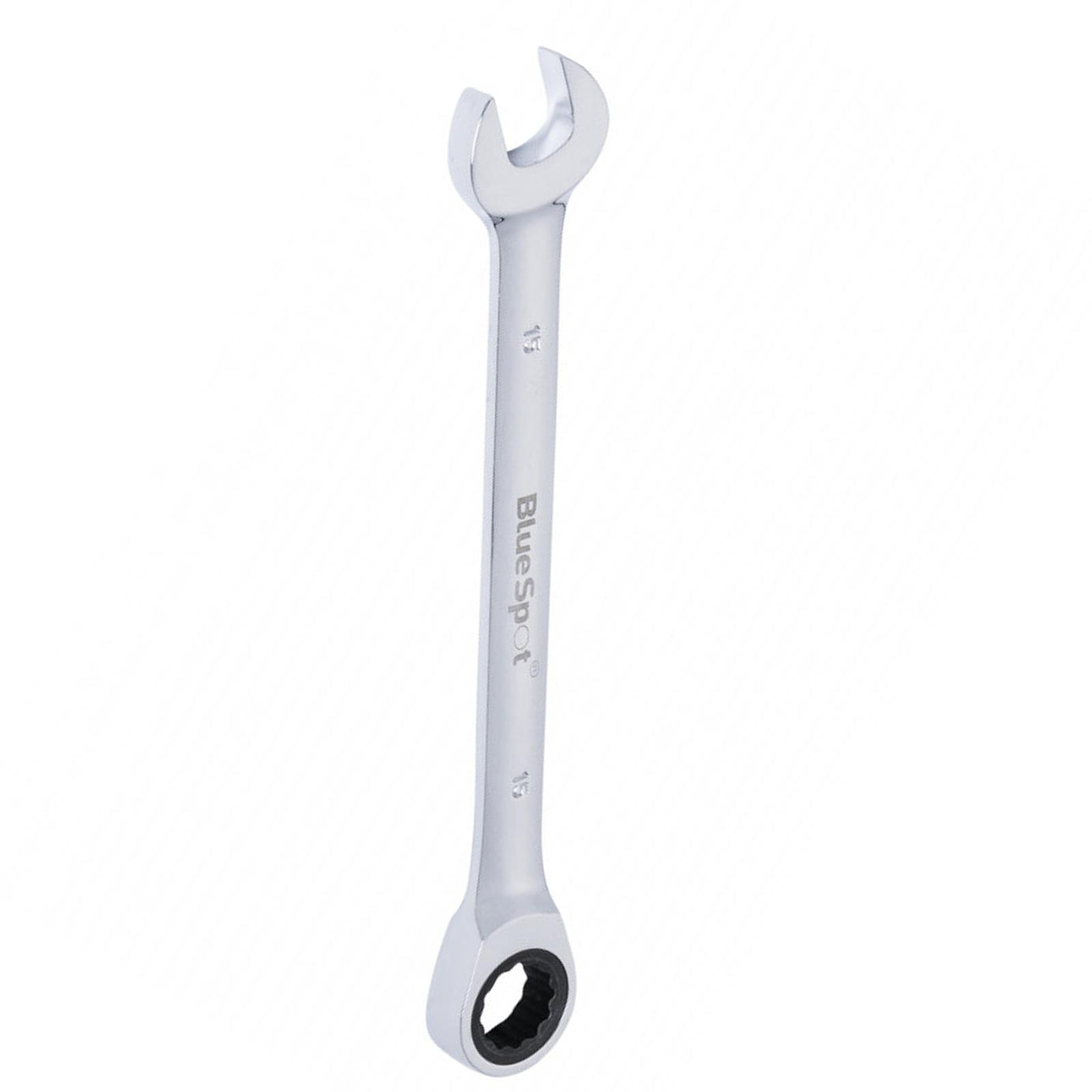 Blue Spot Fixed head Ratchet Spanner Combination Ring open end Wrench 15mm