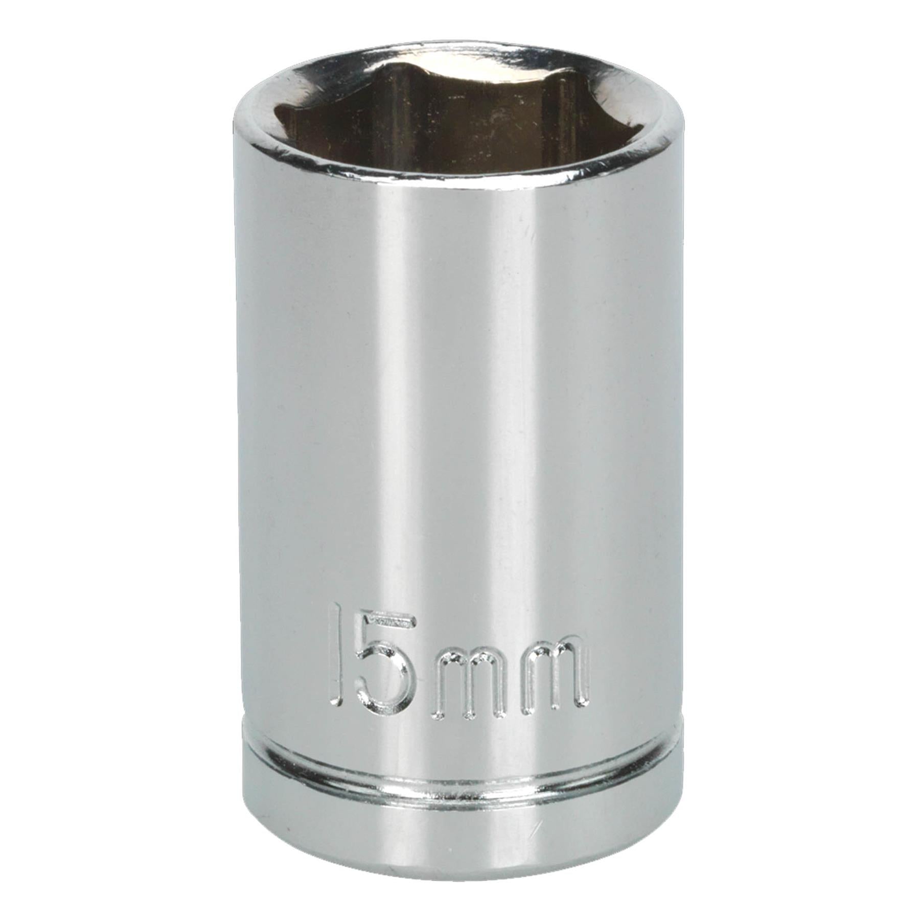 Sealey WallDrive Socket 15mm 1/2"Sq Drive