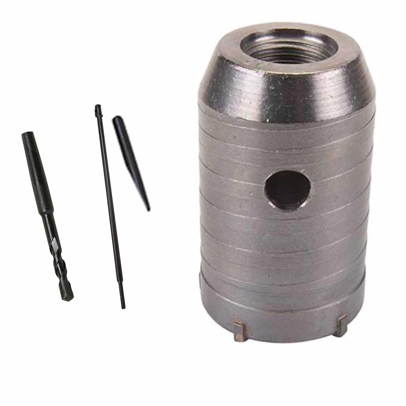 TCT Core Drill Bit 45mm Hole Saw Masonry Stone Brick SDS Plus 600mm Shaft Pilot