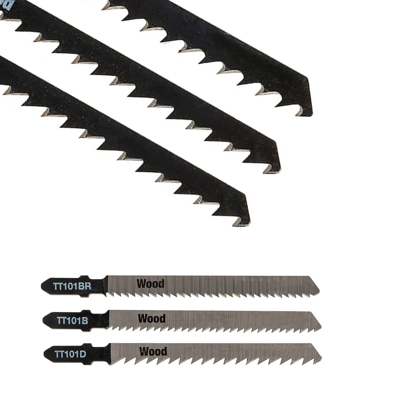 10 Piece Wood & Metal Jigsaw Blade Set Cutting Blades Professional Tool