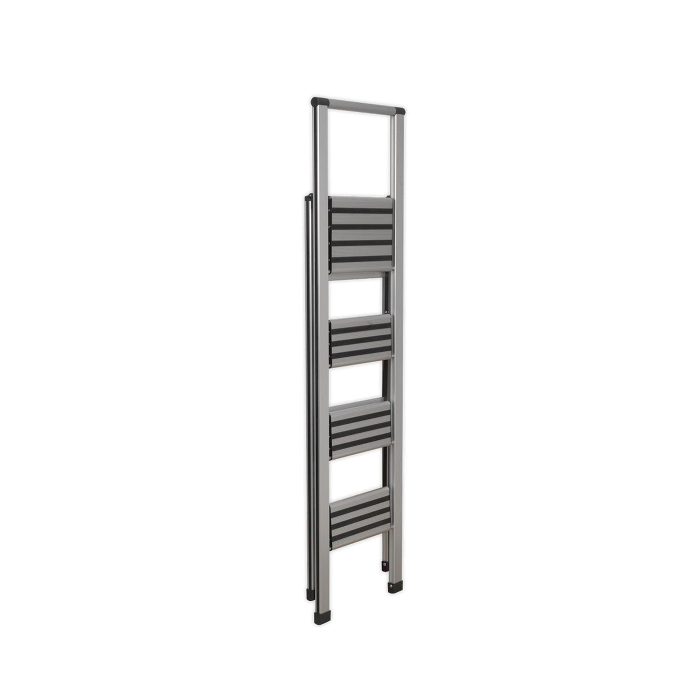 Sealey Aluminium Professional Folding Step Ladder 4-Step 150kg Capacity