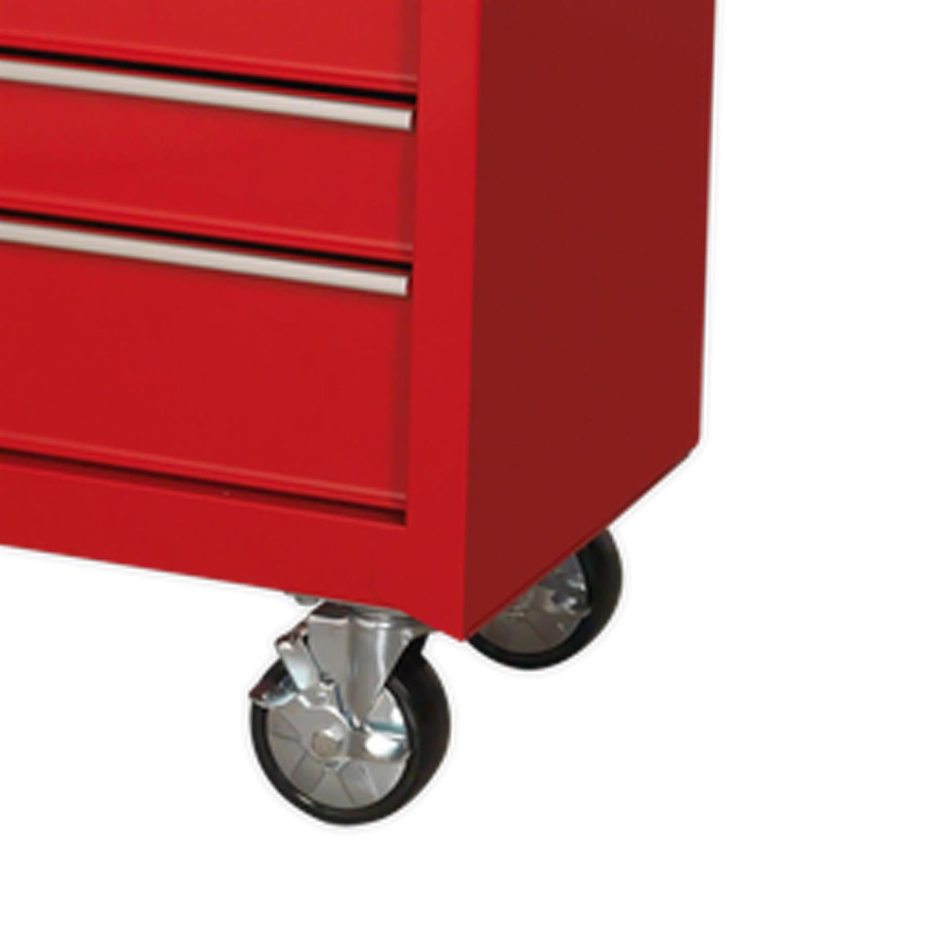 Sealey Rollcab 6 Drawer with Ball-Bearing Slides - Red