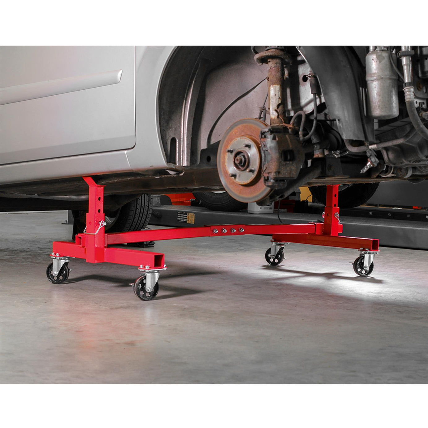 Sealey Vehicle Moving Dolly 2 Post 900kg Heavy-Duty Steel Frame
