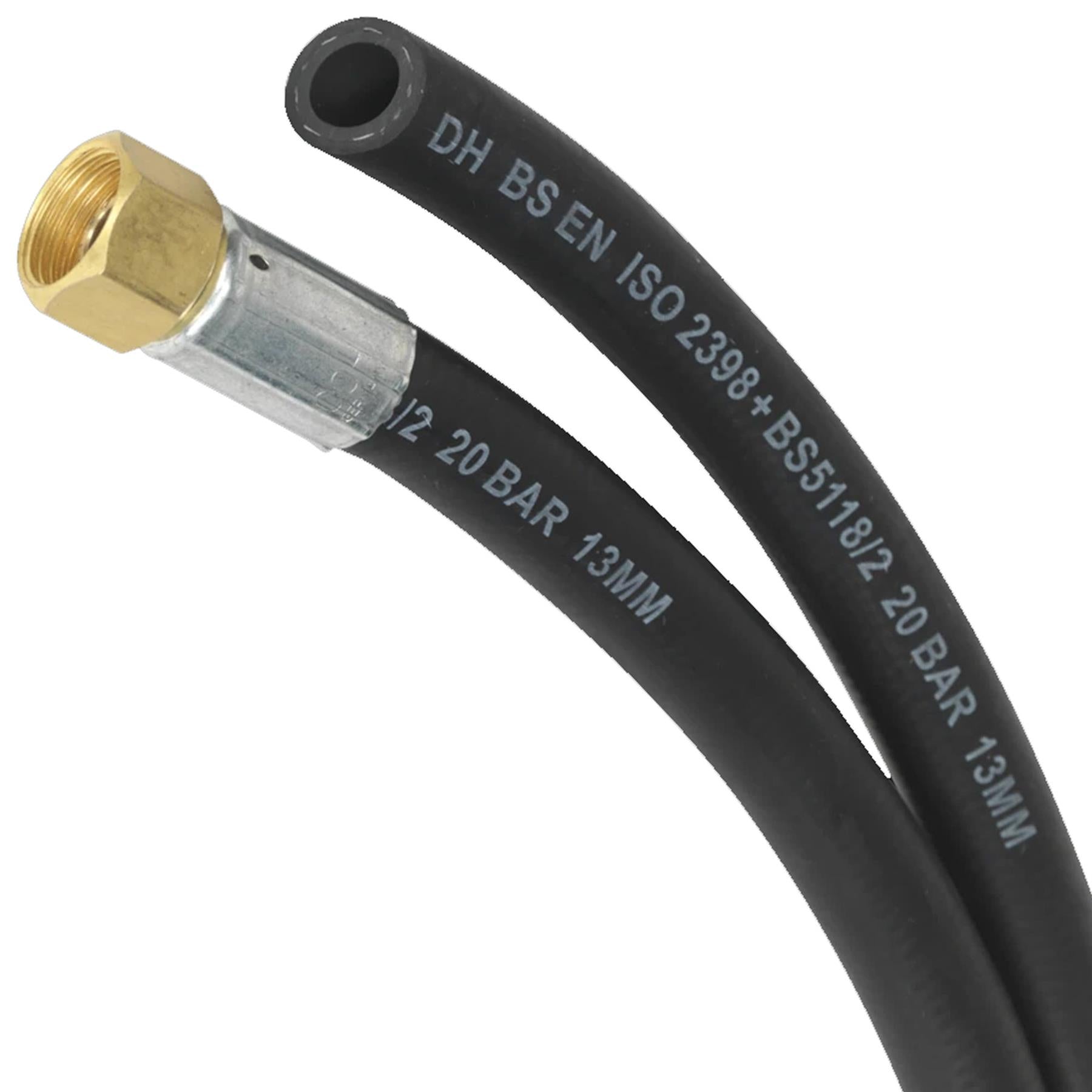 Sealey Air Hose Kit 15m x 13mm High Flow With 100 Series Adaptors