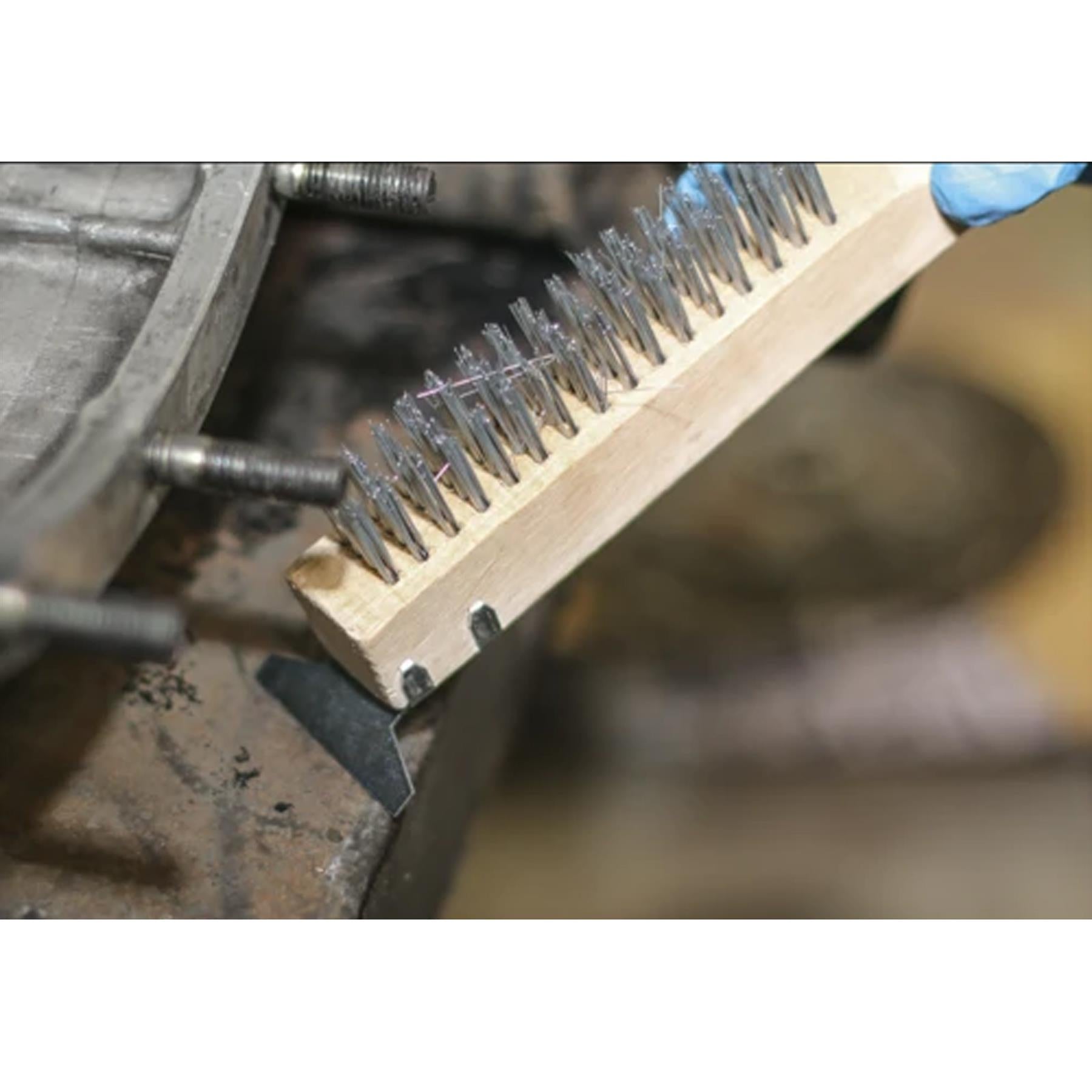 Wire Brush with Steel Fill & Scraper 260mm Sealey