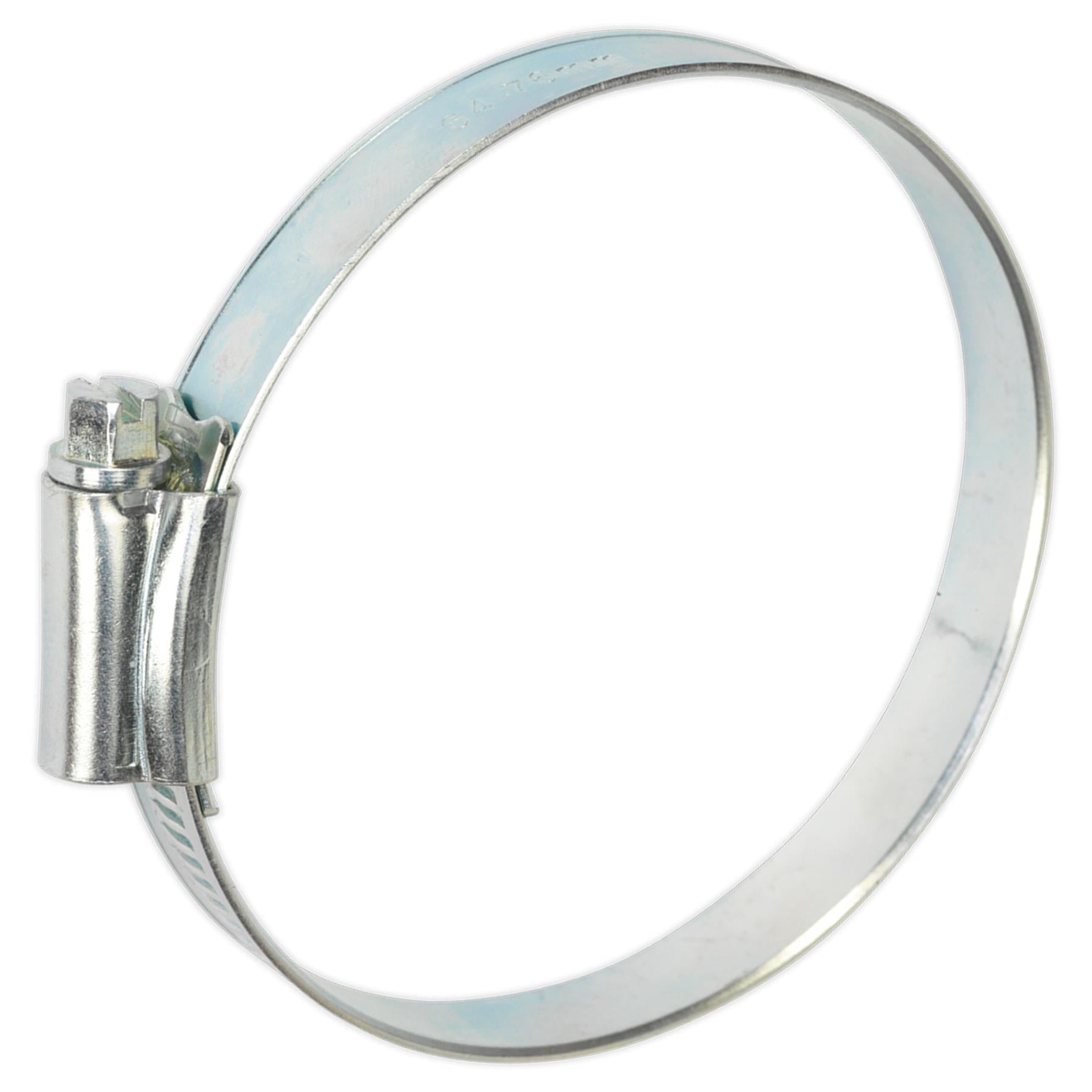 Sealey Hose Clip Zinc Plated 64-76mm Pack of 10