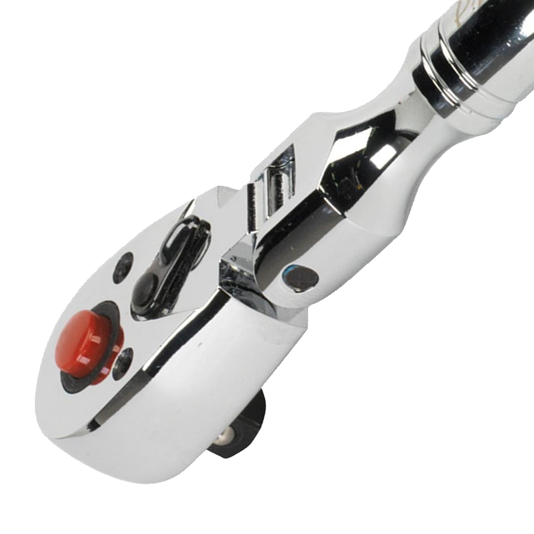Sealey Ratchet Wrench Flexi-Head Stubby 3/8"Sq Drive