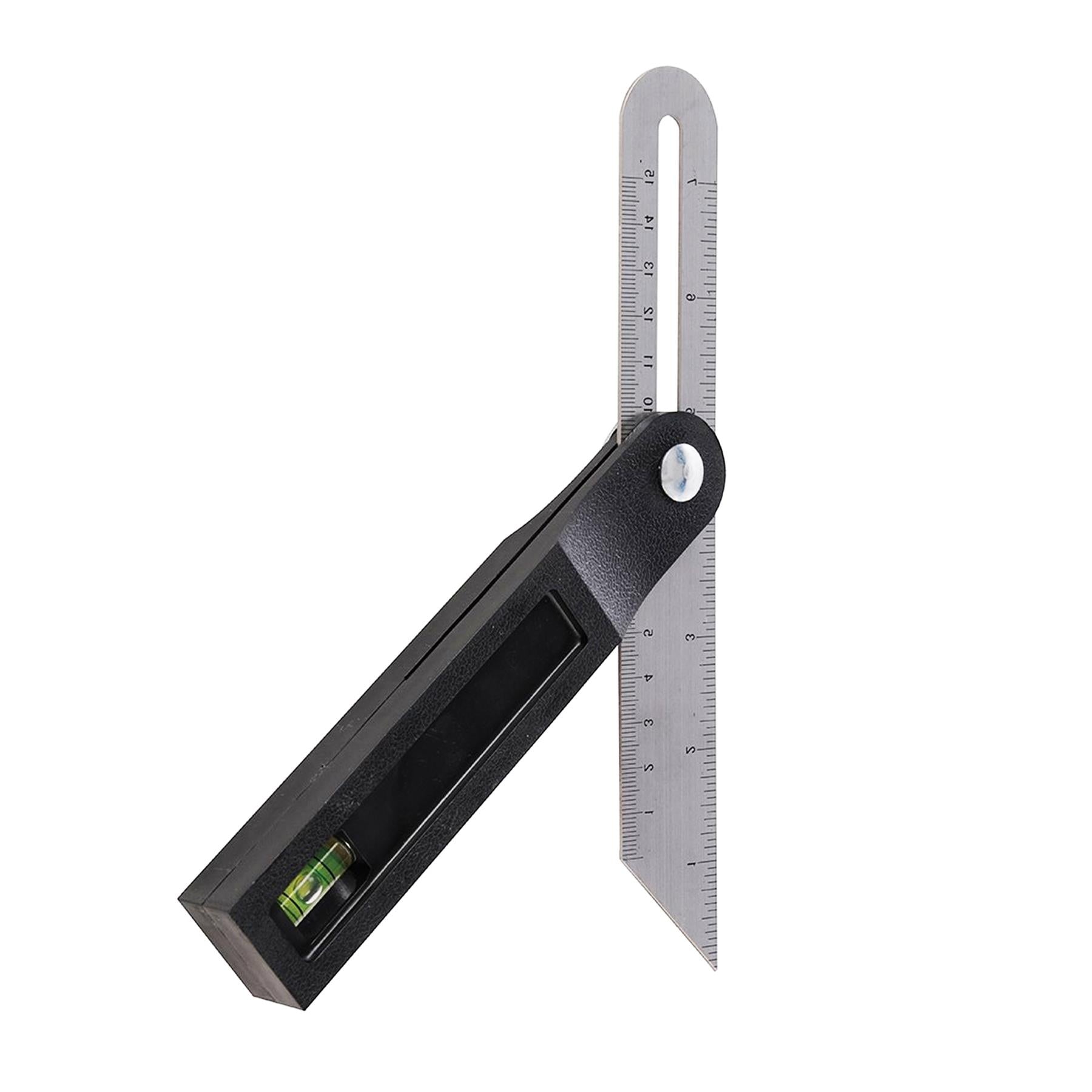 ADJUSTABLE BEVEL LEVEL SLIDING CARPENTERS GAUGE ANGLE FINDER WOOD MARKING TOOL