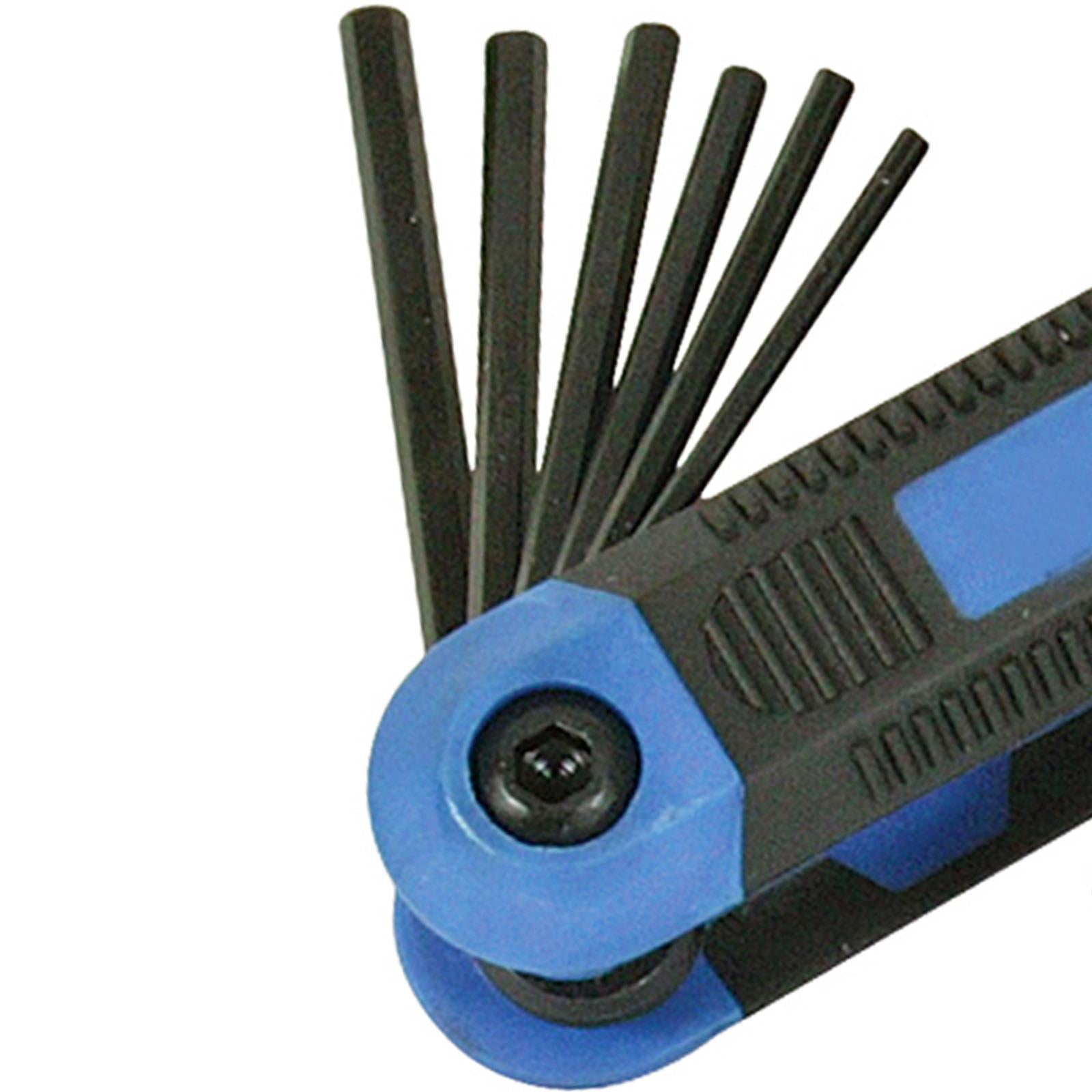 9Pce Hex Key Imperial Expert Tool 5/64" - 1/4" Hardened Chrome Vanadium Steel