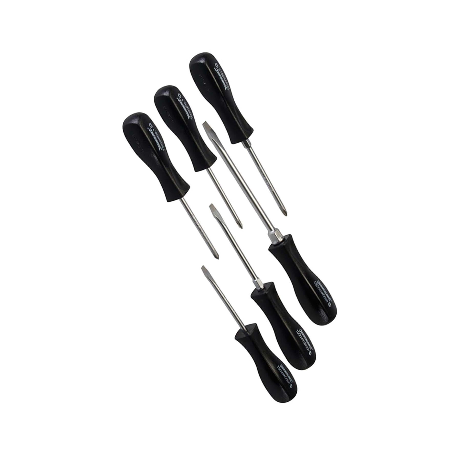 11Pce Soft Grip Screwdriver Set Magnetic Tip Chrome Vanadium Hardened Steel