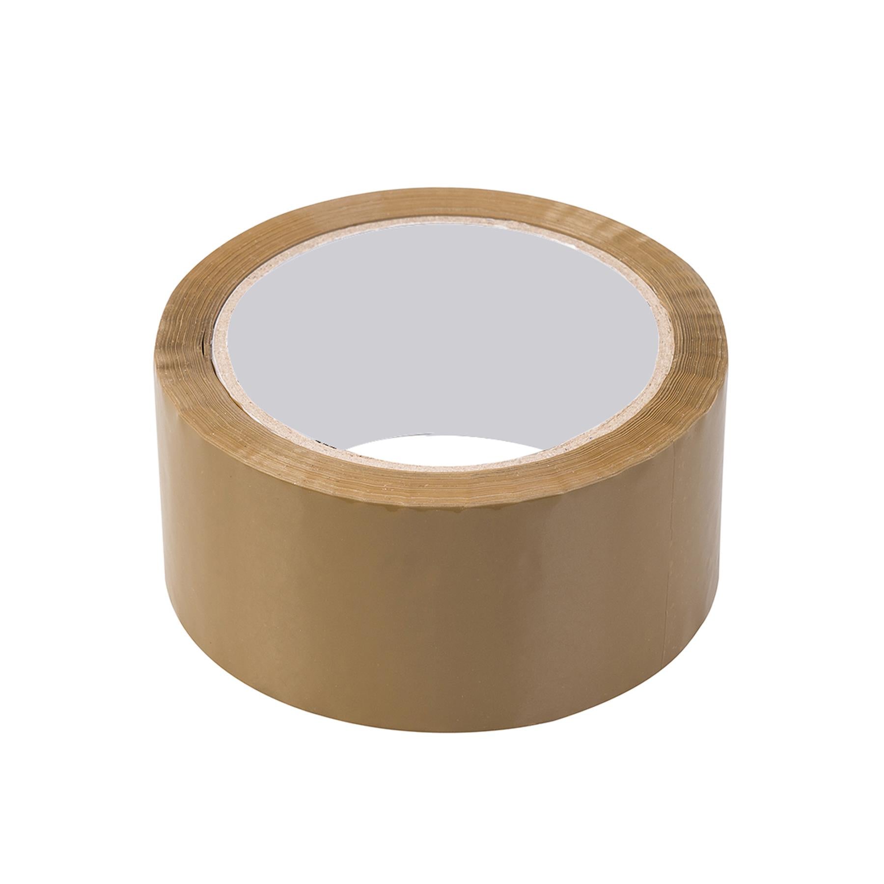 Fixman Brown 6pk Parcel Packing Tape Carton Sealing 48mmX66m Cellotape Packaging