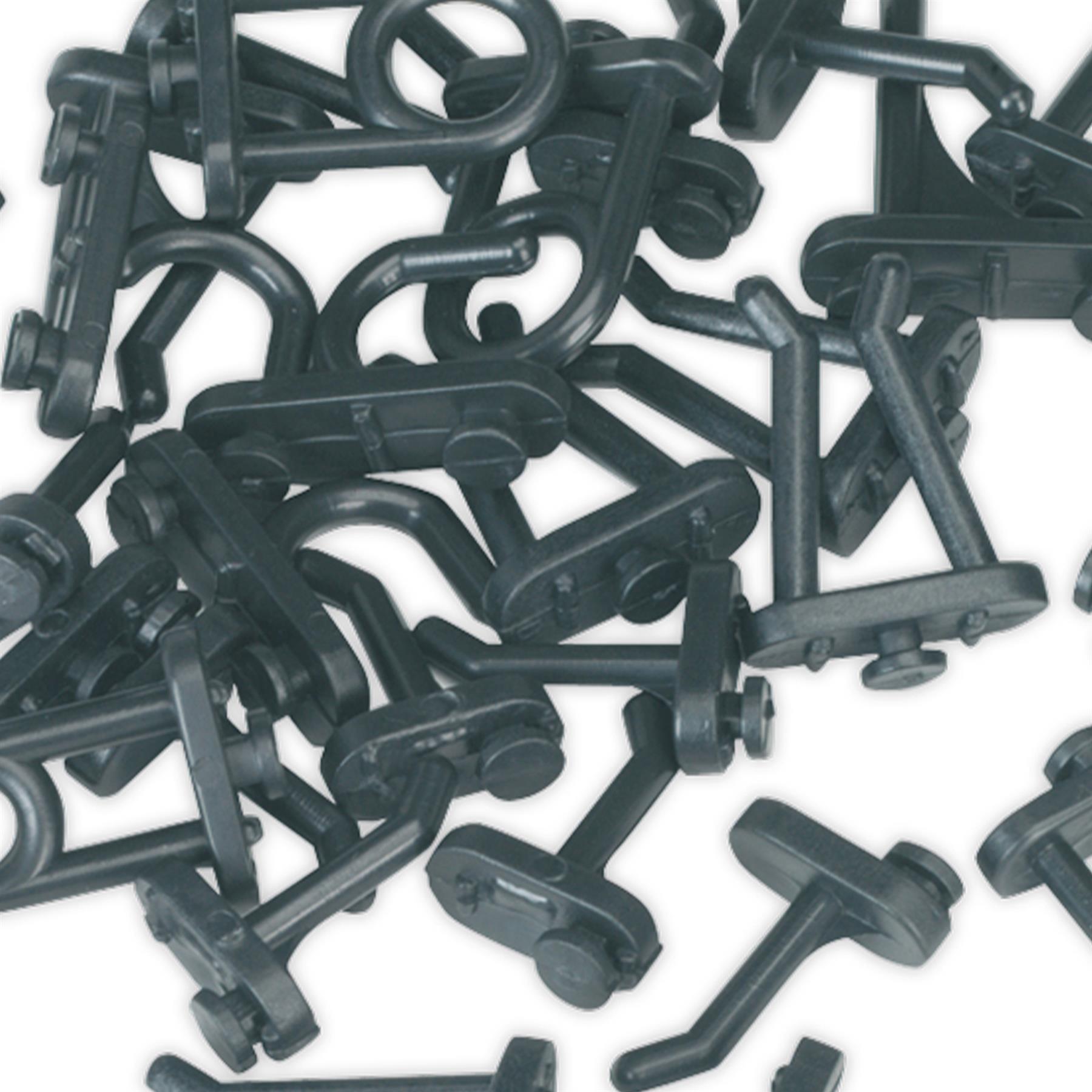 Sealey 30 Pieces Hook Assortment For Composite Pegboard