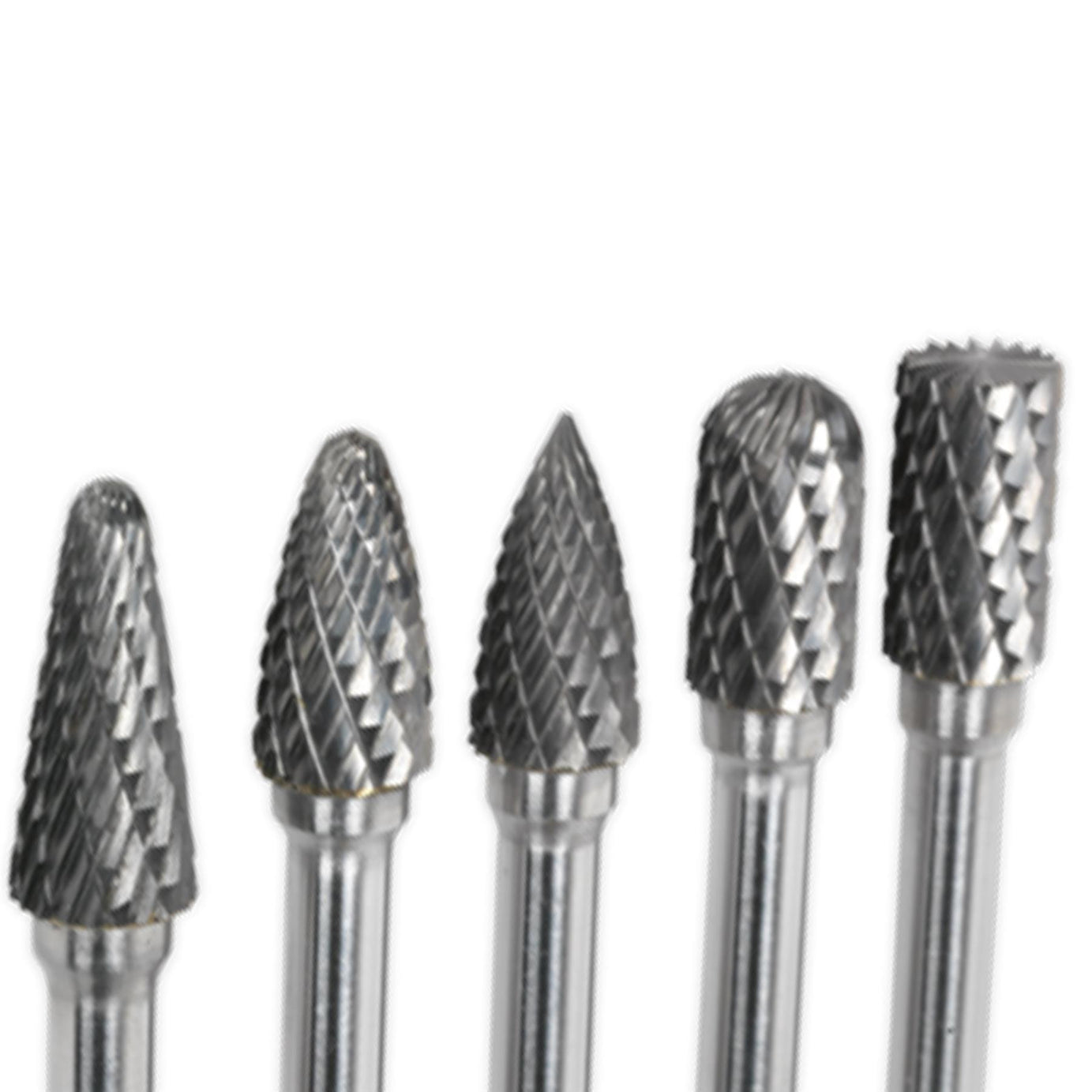 Sealey Tungsten Carbide Rotary Burr Set 5pc