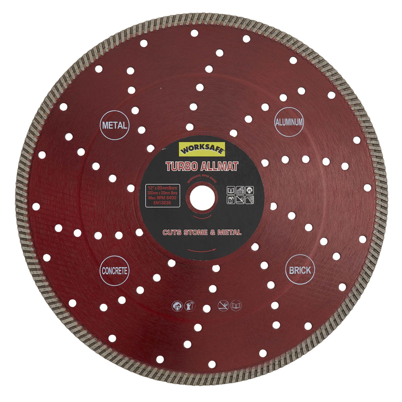 Sealey Turbo Allmat Diamond Blade Ø300 x 20mm