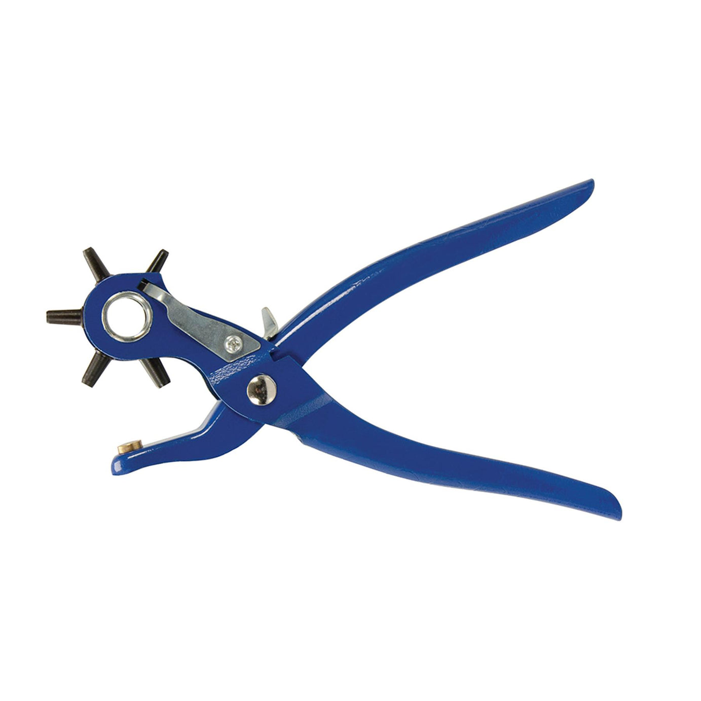 Punch Pliers - 2-5mm Carbon Steel DIY Spring Loaded Handle Pressed-Steel Frame
