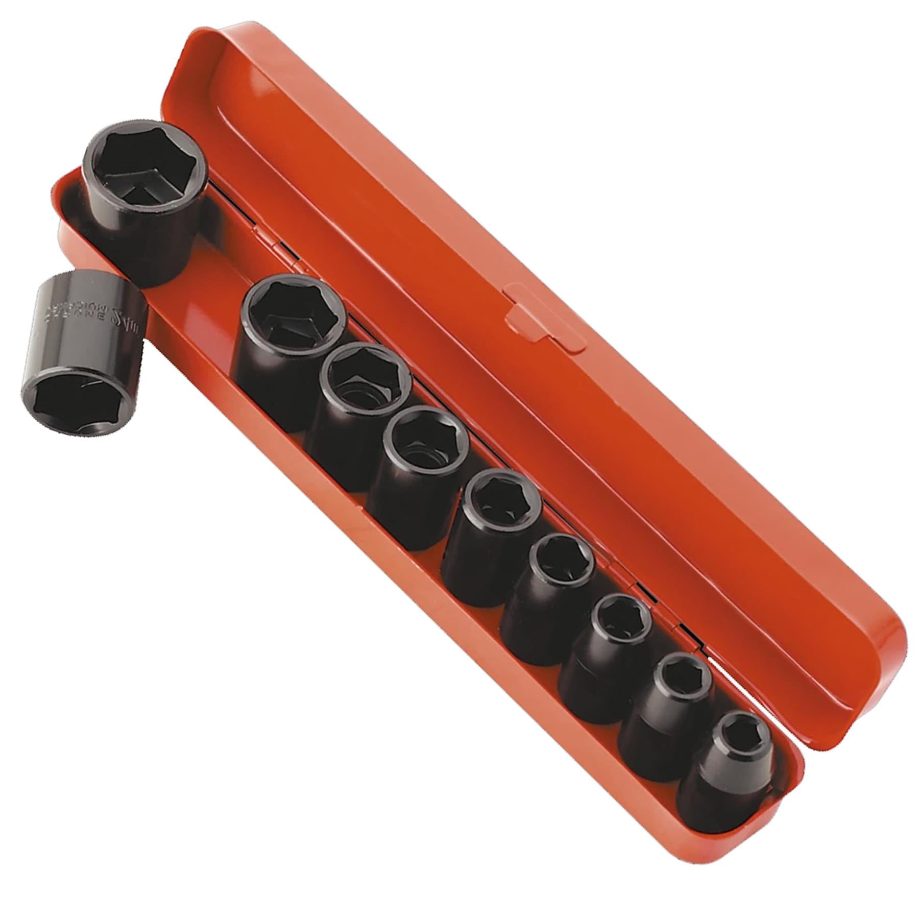 Sealey Impact Socket Set 10pc 1/2"Sq Drive Metric