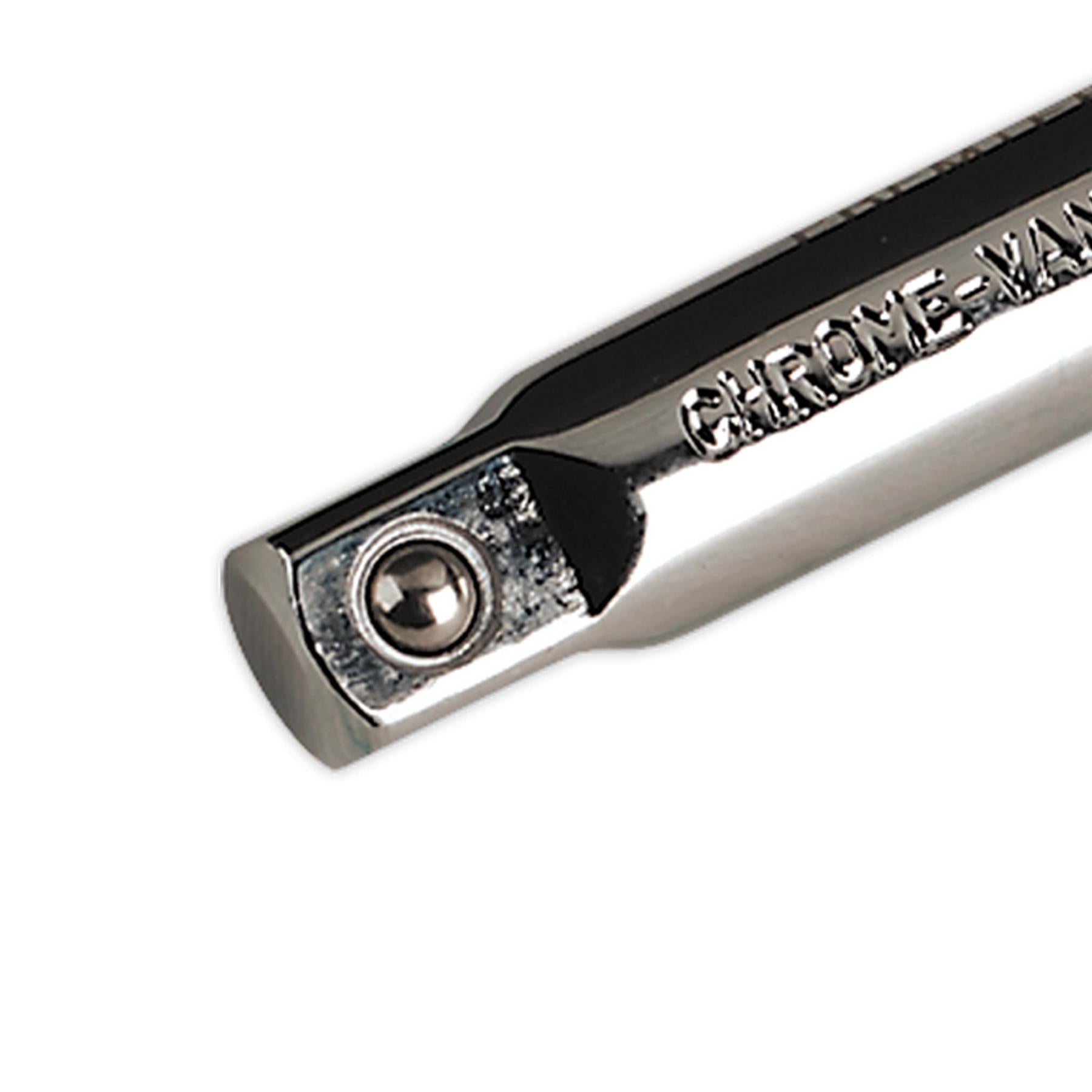 Sealey Extension Bar 75mm 3/8"Sq Drive Chrome Vanadium Steel