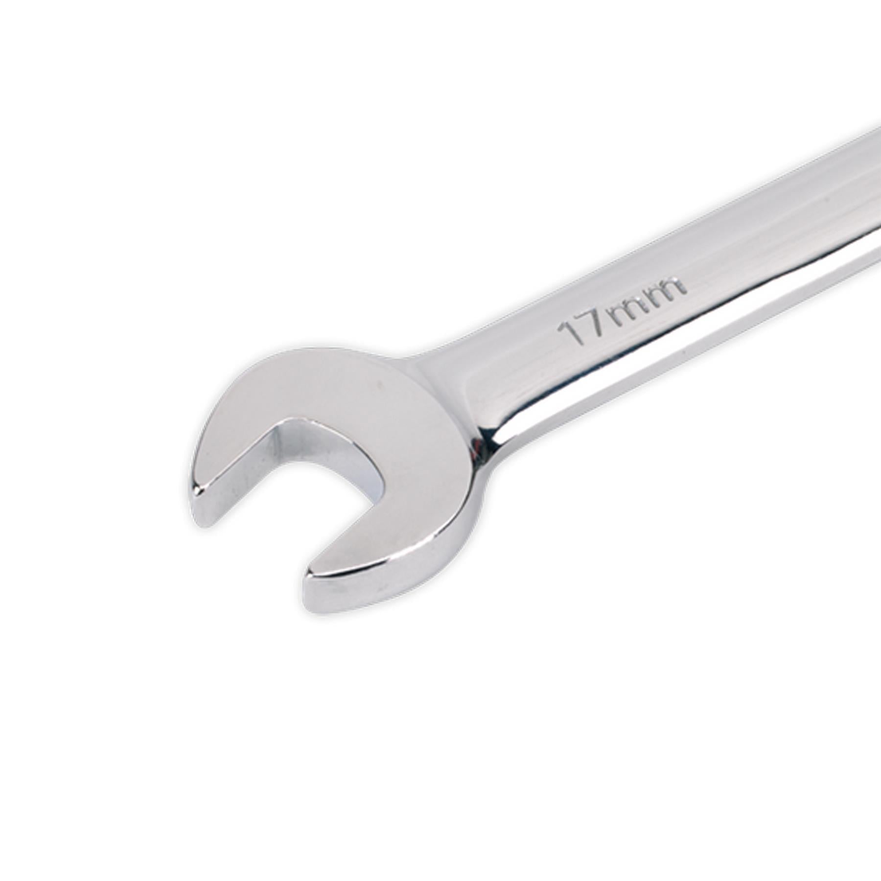 Sealey Reversible Ratchet Combination Spanner 17mm