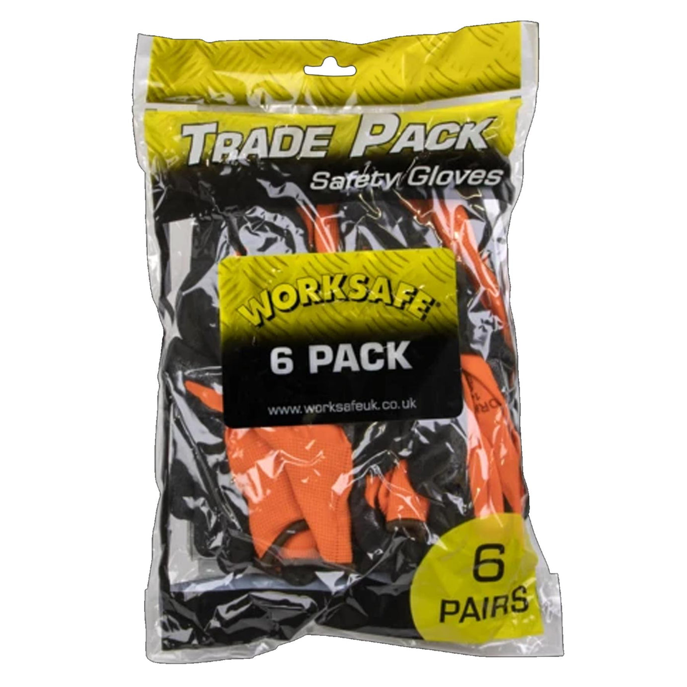 Sealey Foam Latex Gloves (Large) - Pack of 6 Pairs