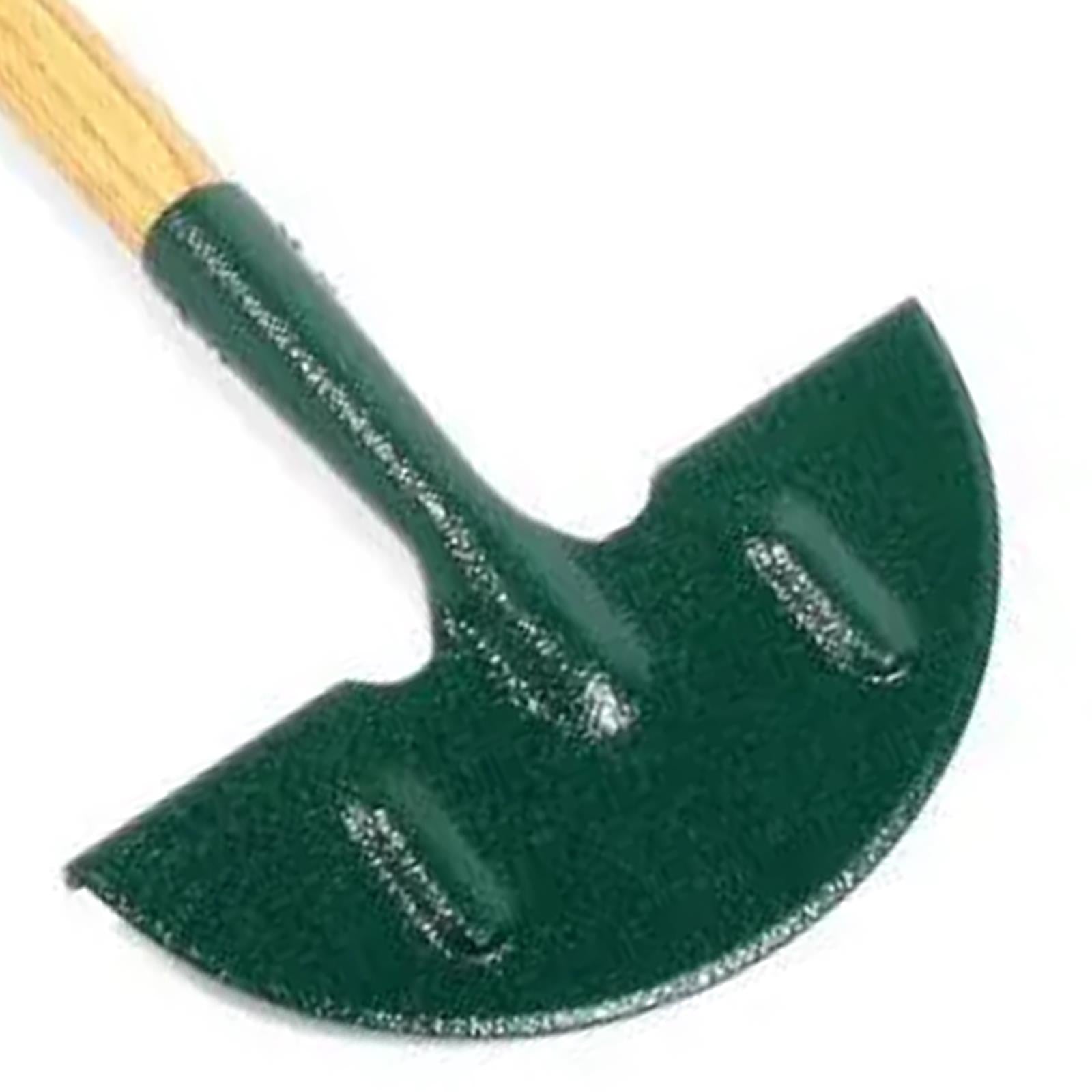 Carbon Steel Edging iron with long hardwood shaft