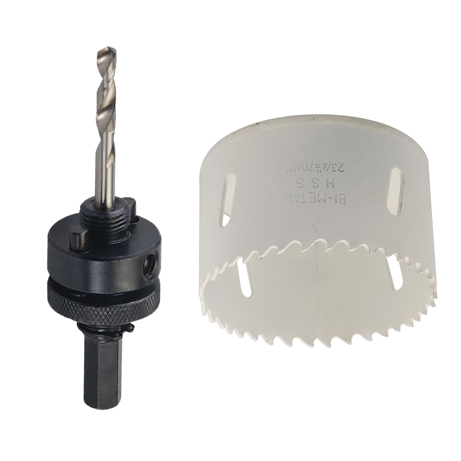 Arbor Included HoleSaw Sets HSS Bi Metal Hole saws Metal Wood Plastic 70mm