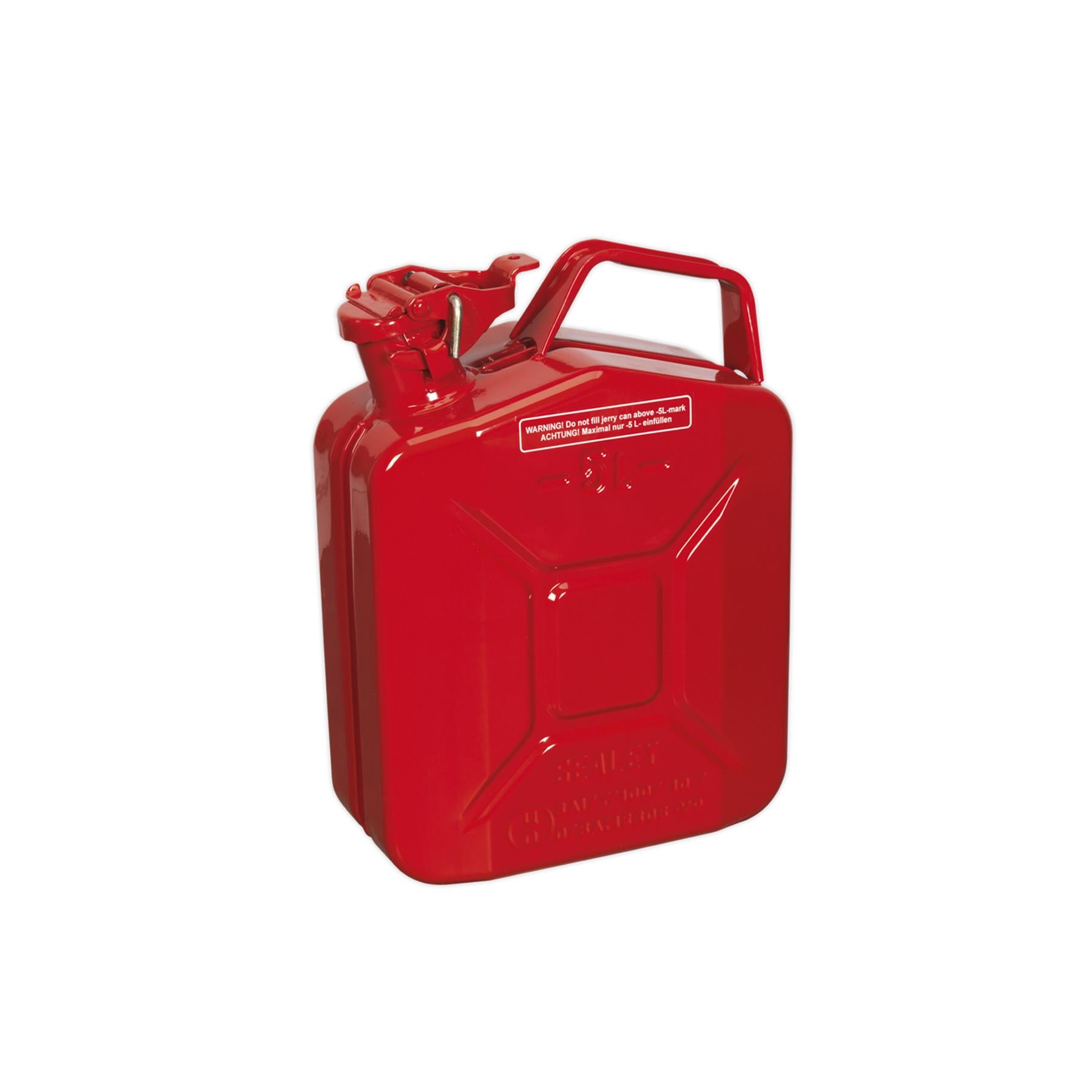 Sealey Jerry Can 5L - Red