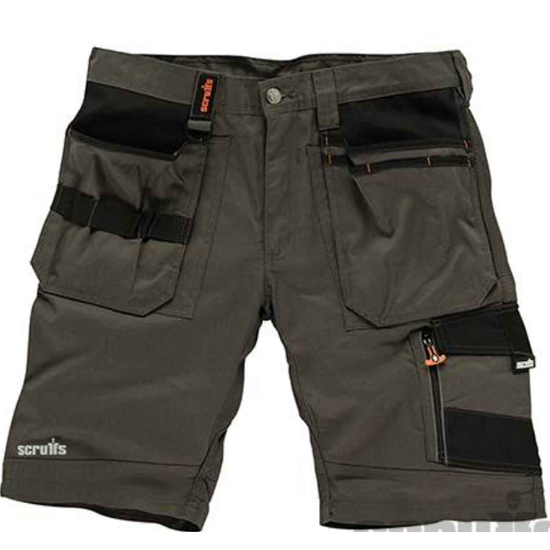 Trade Short Slate Size 34" W Ykk Zipped Fly. 65% Polyester, 35% Cotton, 250gsm.