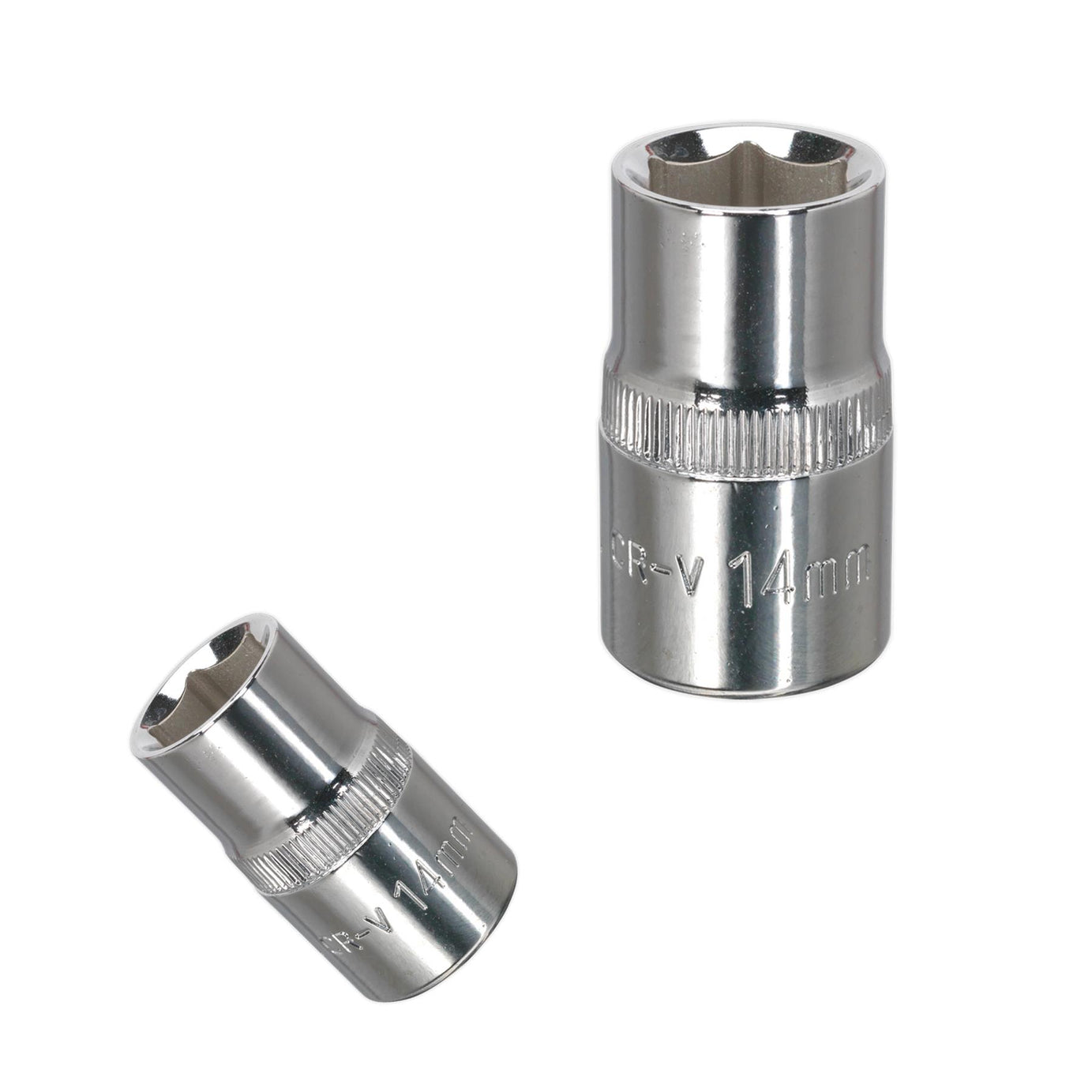 Sealey WallDrive Socket 14mm 1/2"Sq Drive Fully Polished