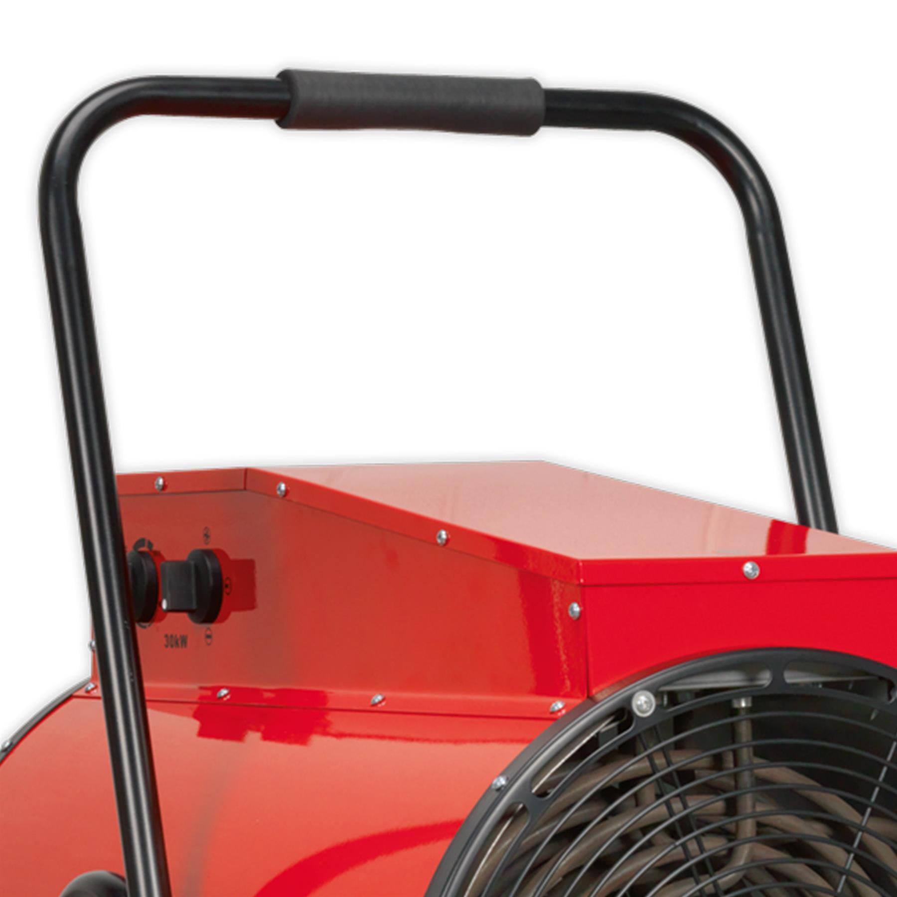 Sealey Industrial Fan Heater 30kW 415V 3ph Auto cooling system